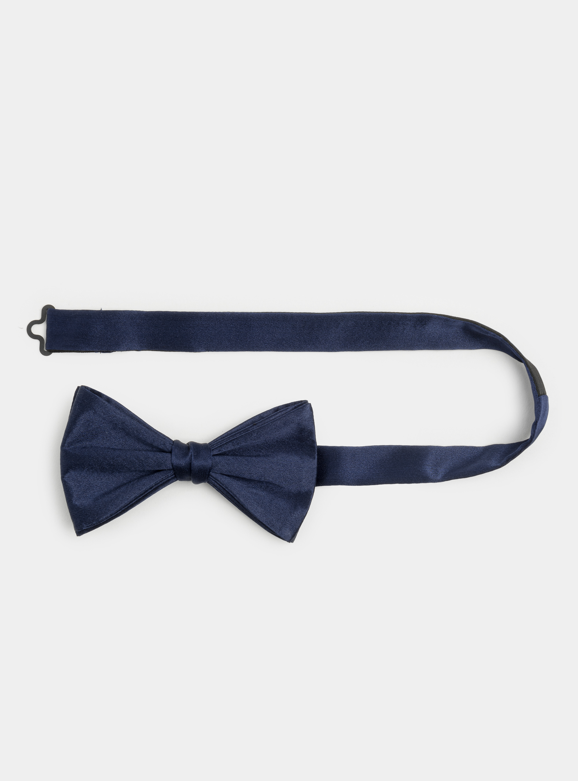 Papillon in raso di seta, BLU NAVY