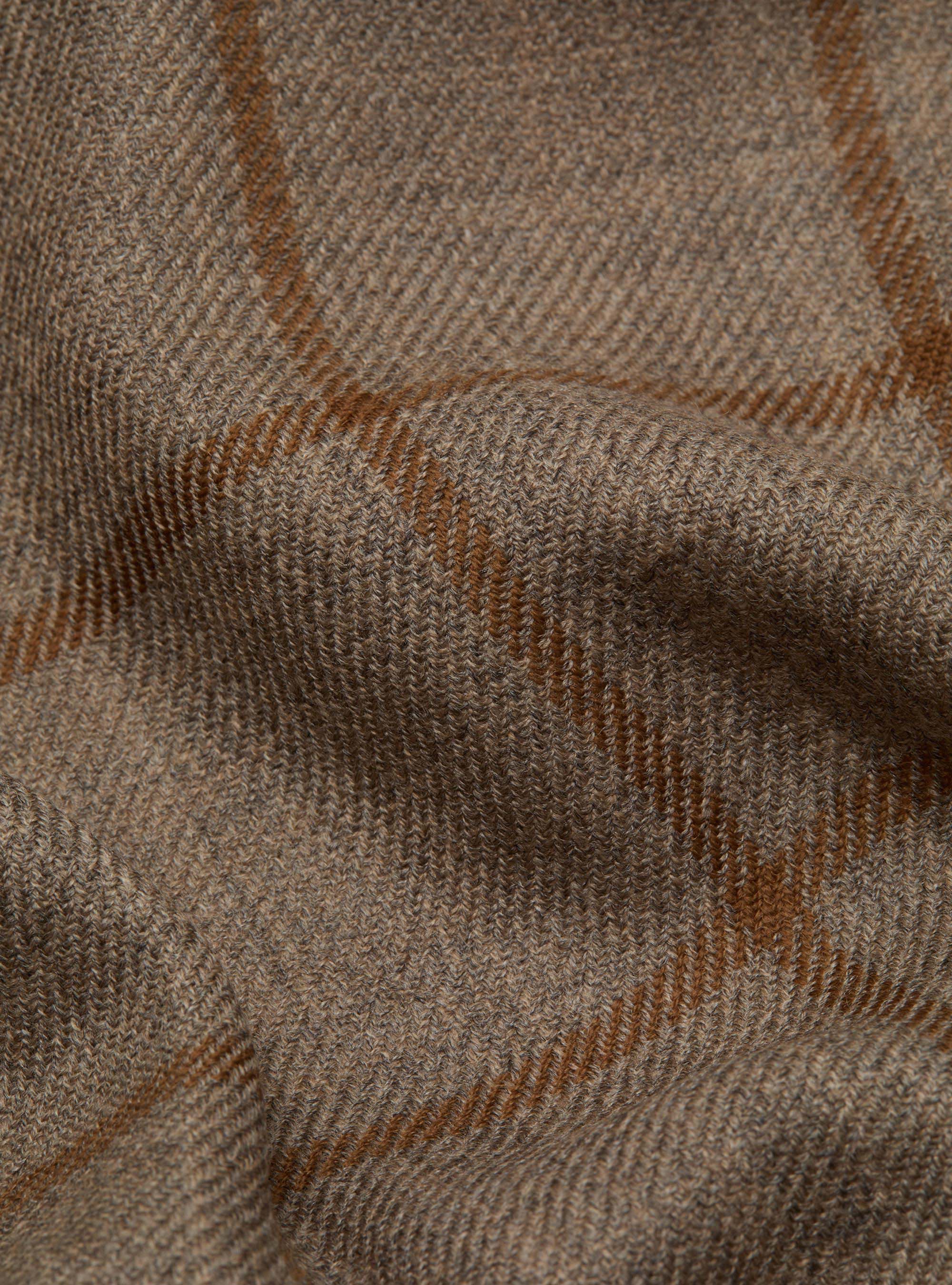 Sciarpa in lana fantasia, SABBIA 0591C