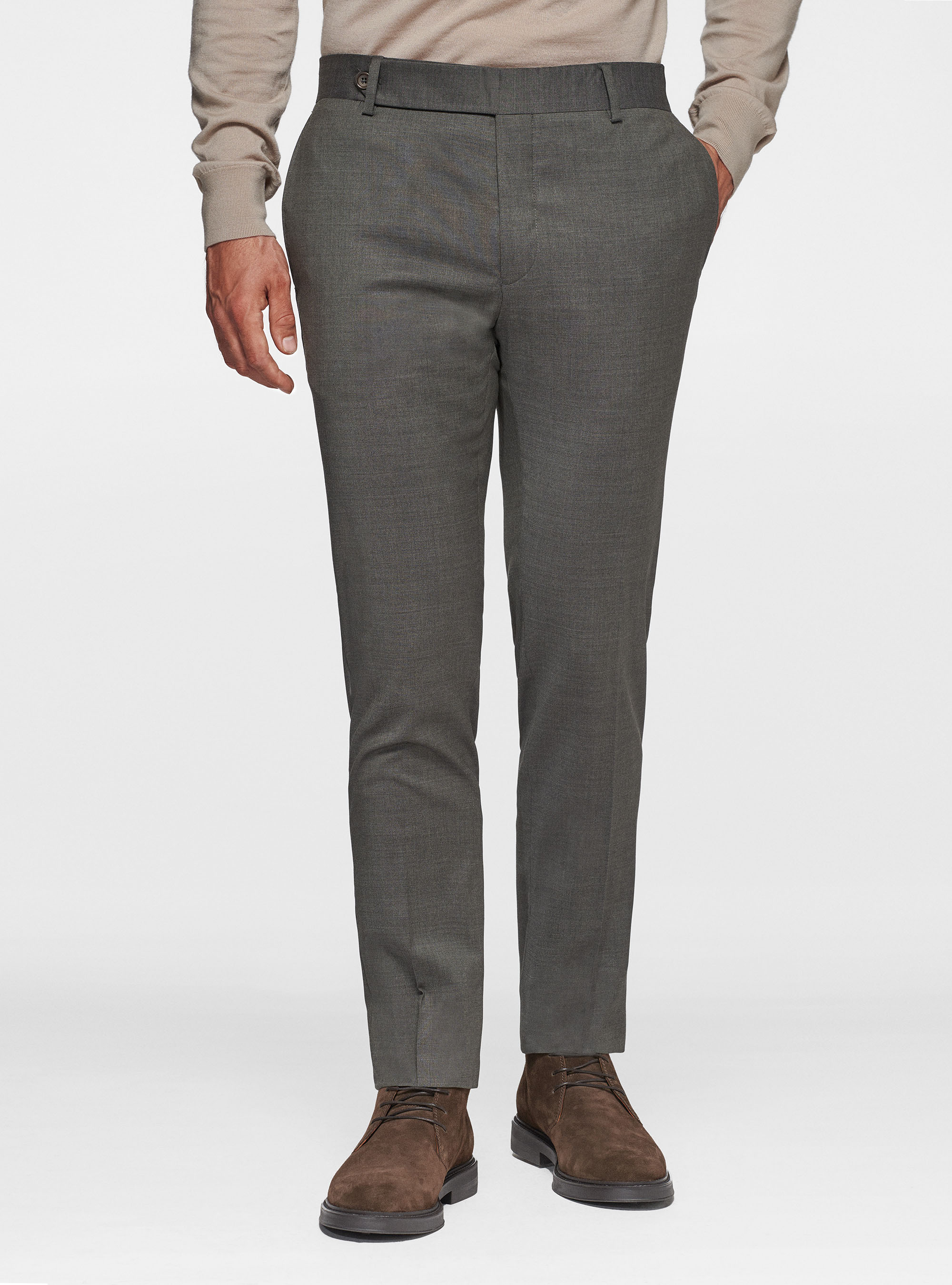Suit trousers in pure superfine wool 110's Reda | Gutteridge