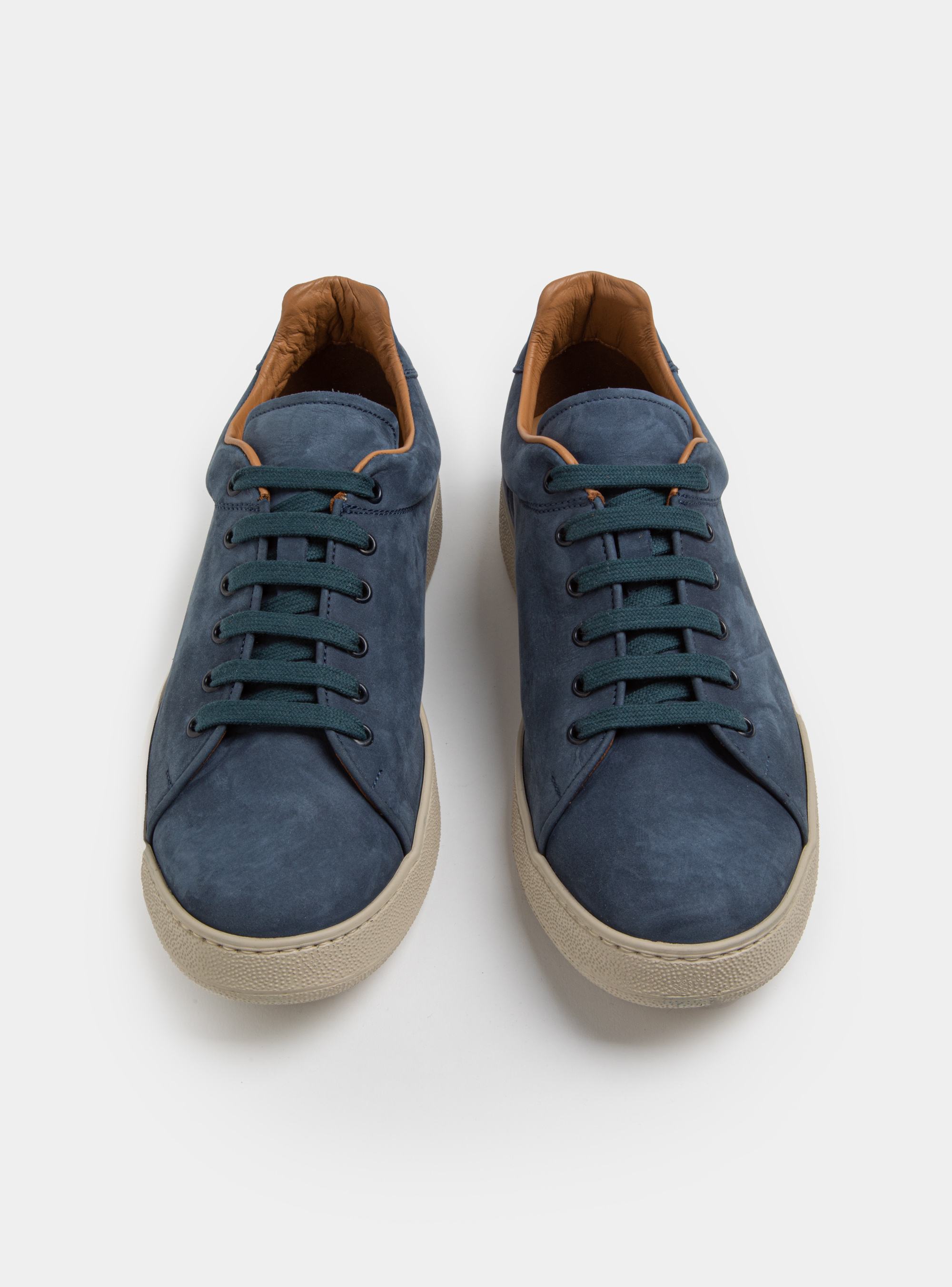 Sneakers en nabuk, BLEU MARINE