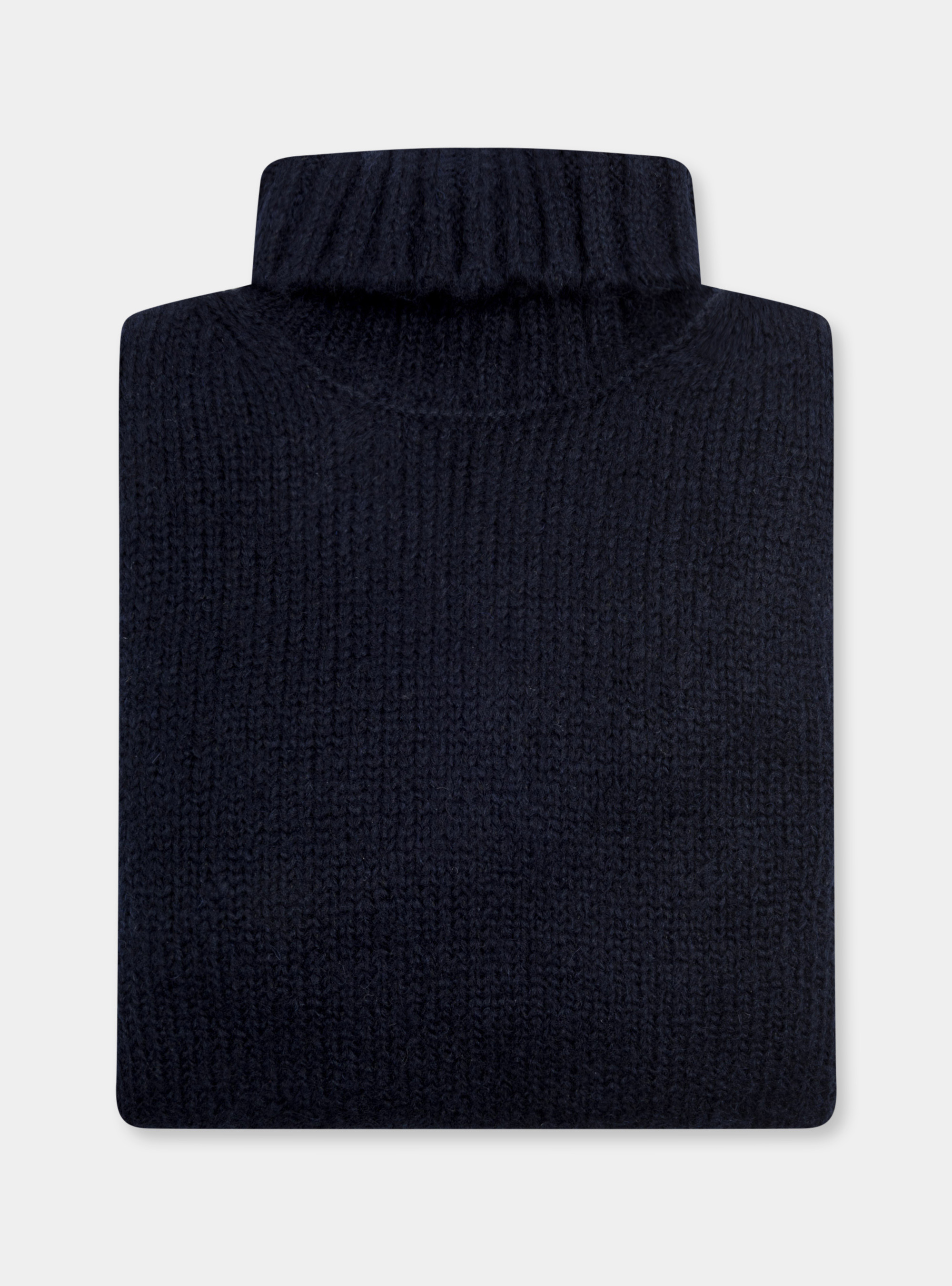 Jersey de mezcla de lana y alpaca, AZUL MARINO