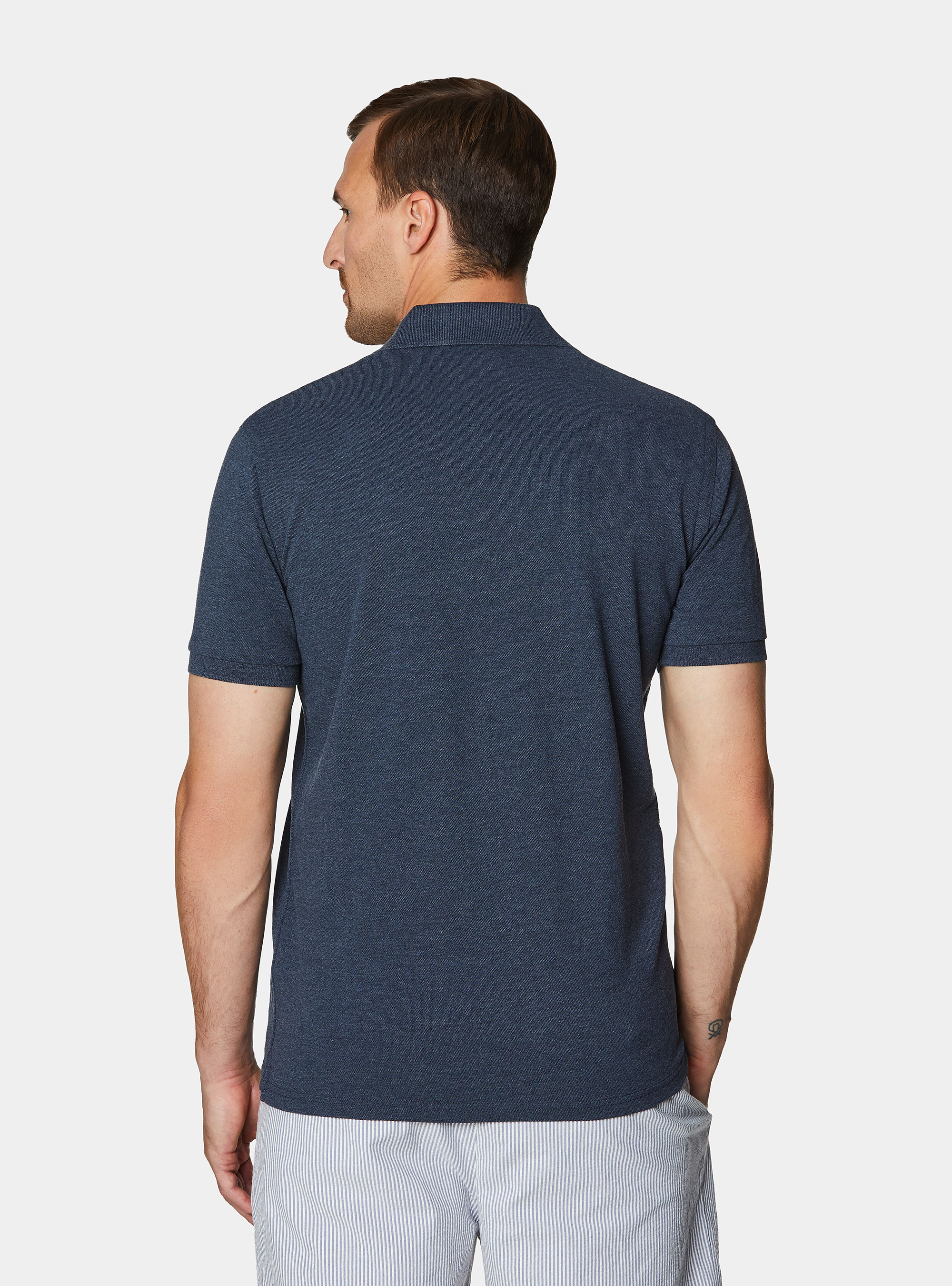 Classic piqu&eacute; polo shirt, INK