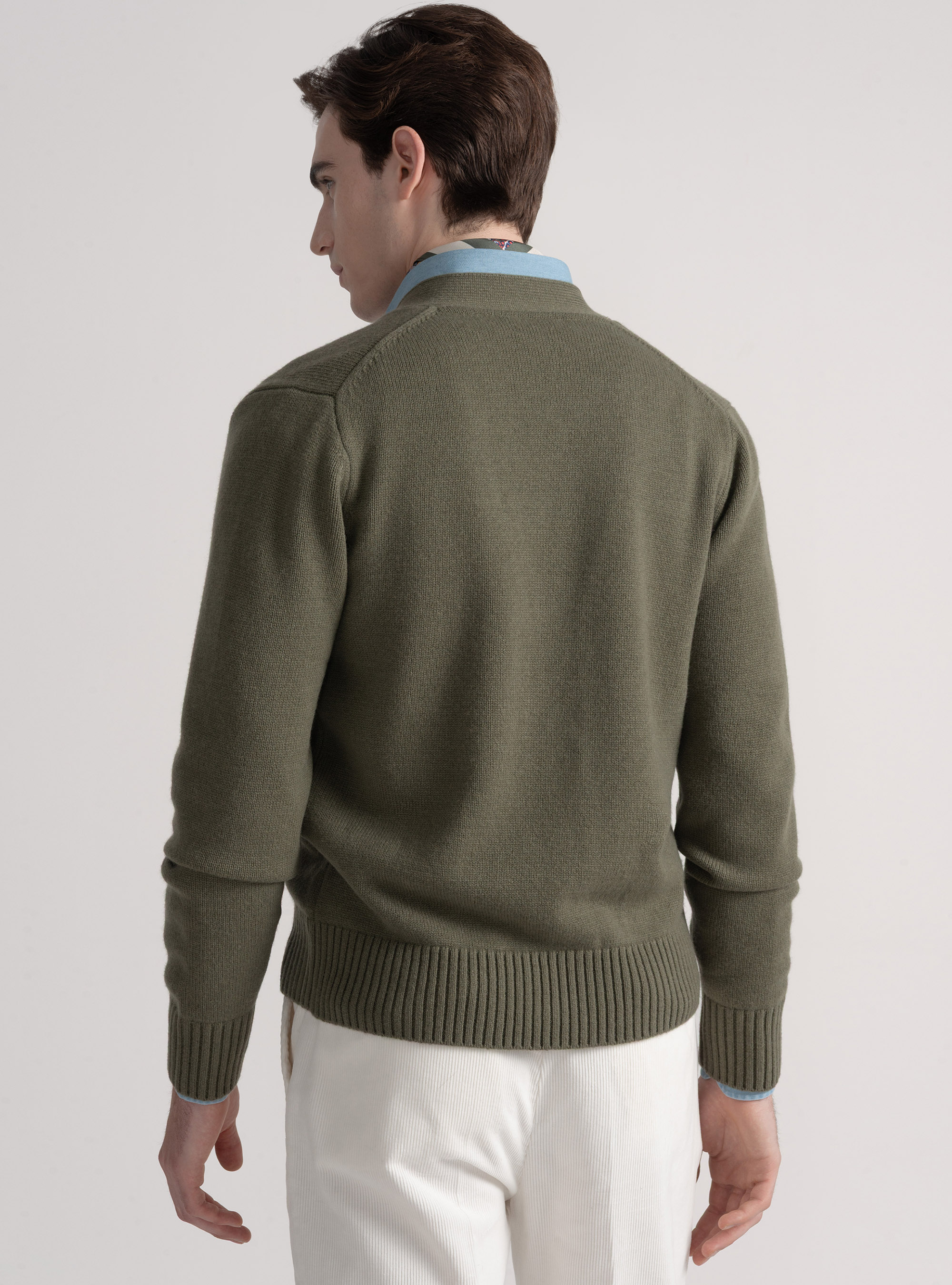 Cárdigan de lana y cachemira, SALVIA 0602C