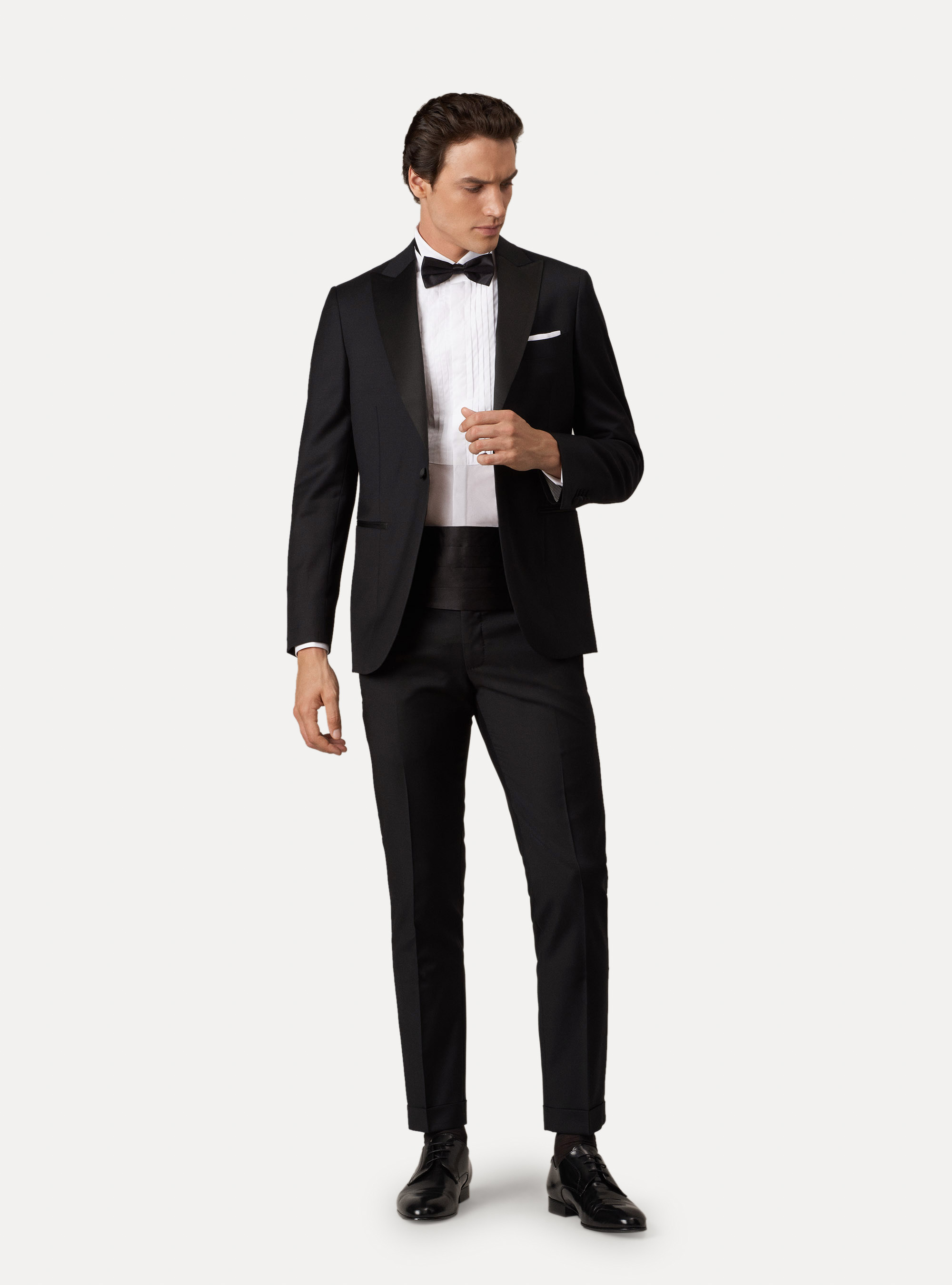 Black Tuxedo Trousers | GutteridgeUS 