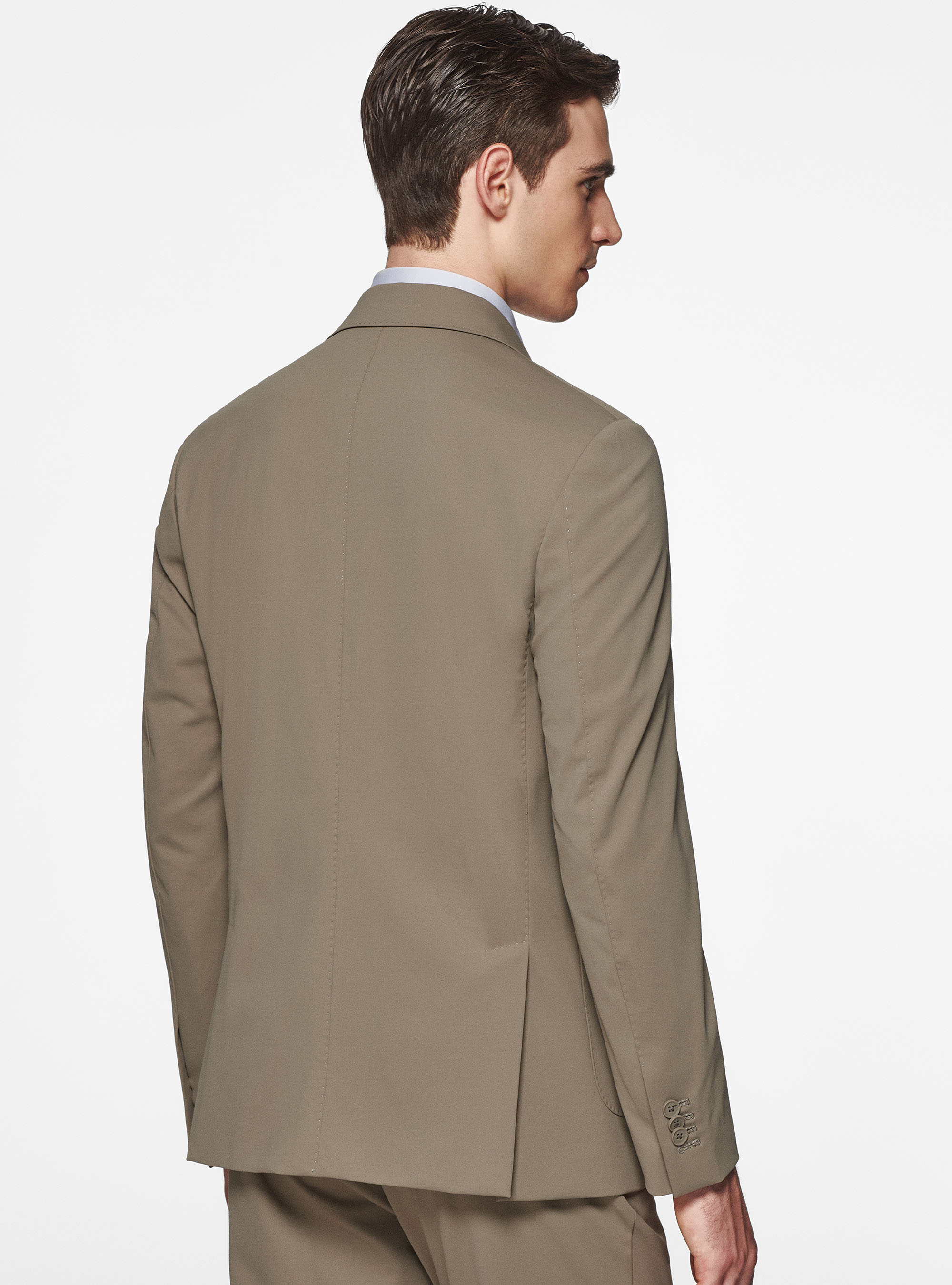 GT01 Blazer in stretch nylon, MUD