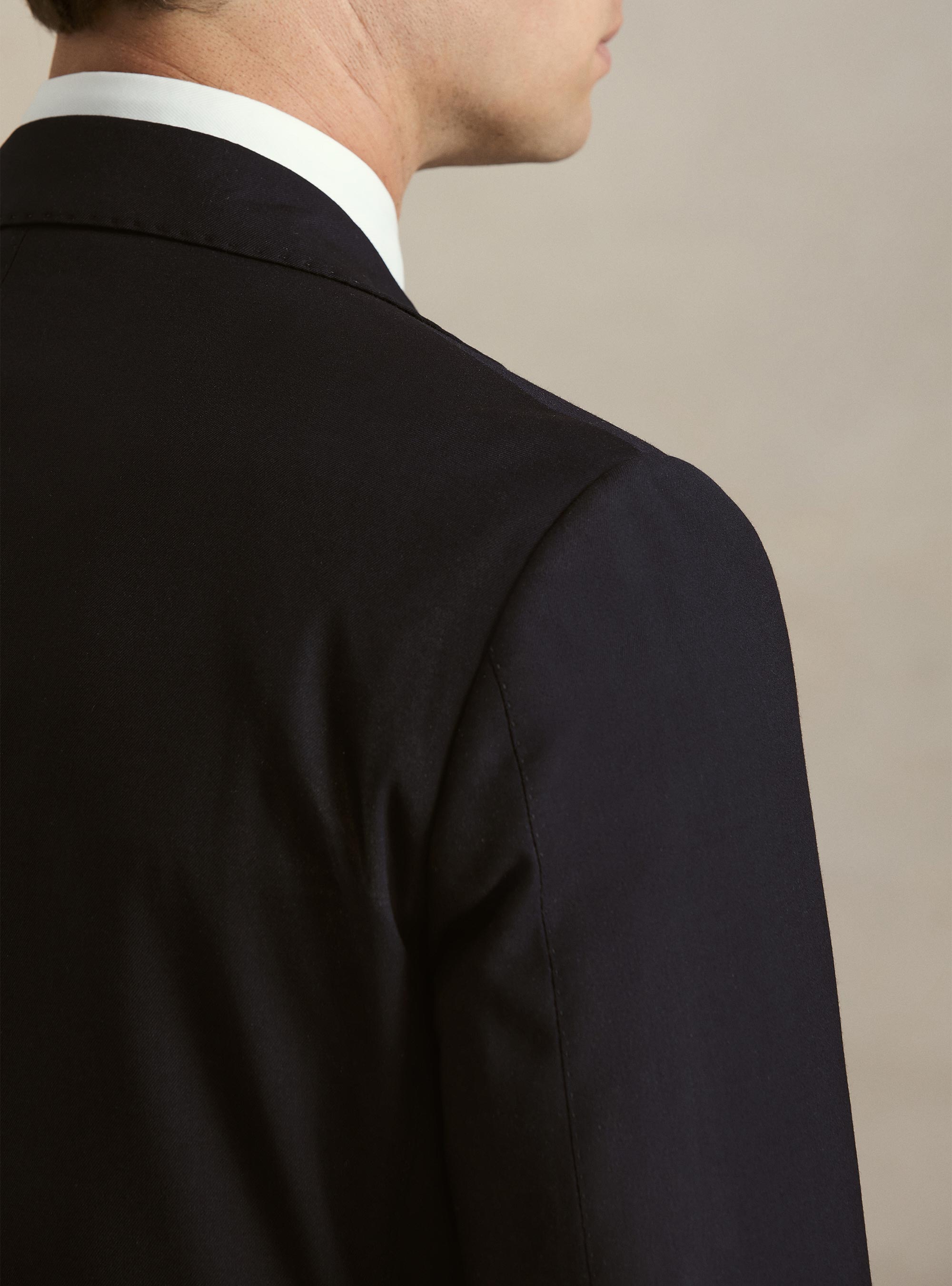 Slim fit classic suit blazer, NAVY BLUE