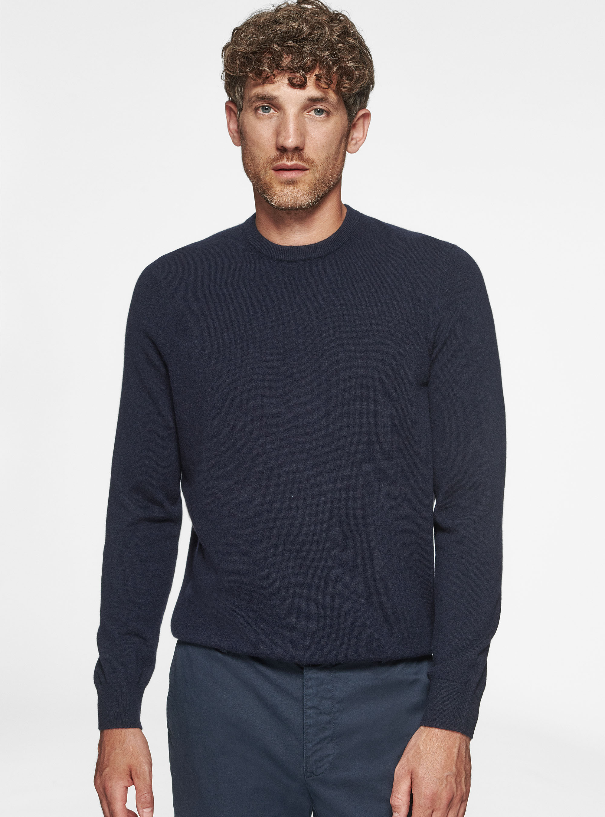 Maglia girocollo in cashmere