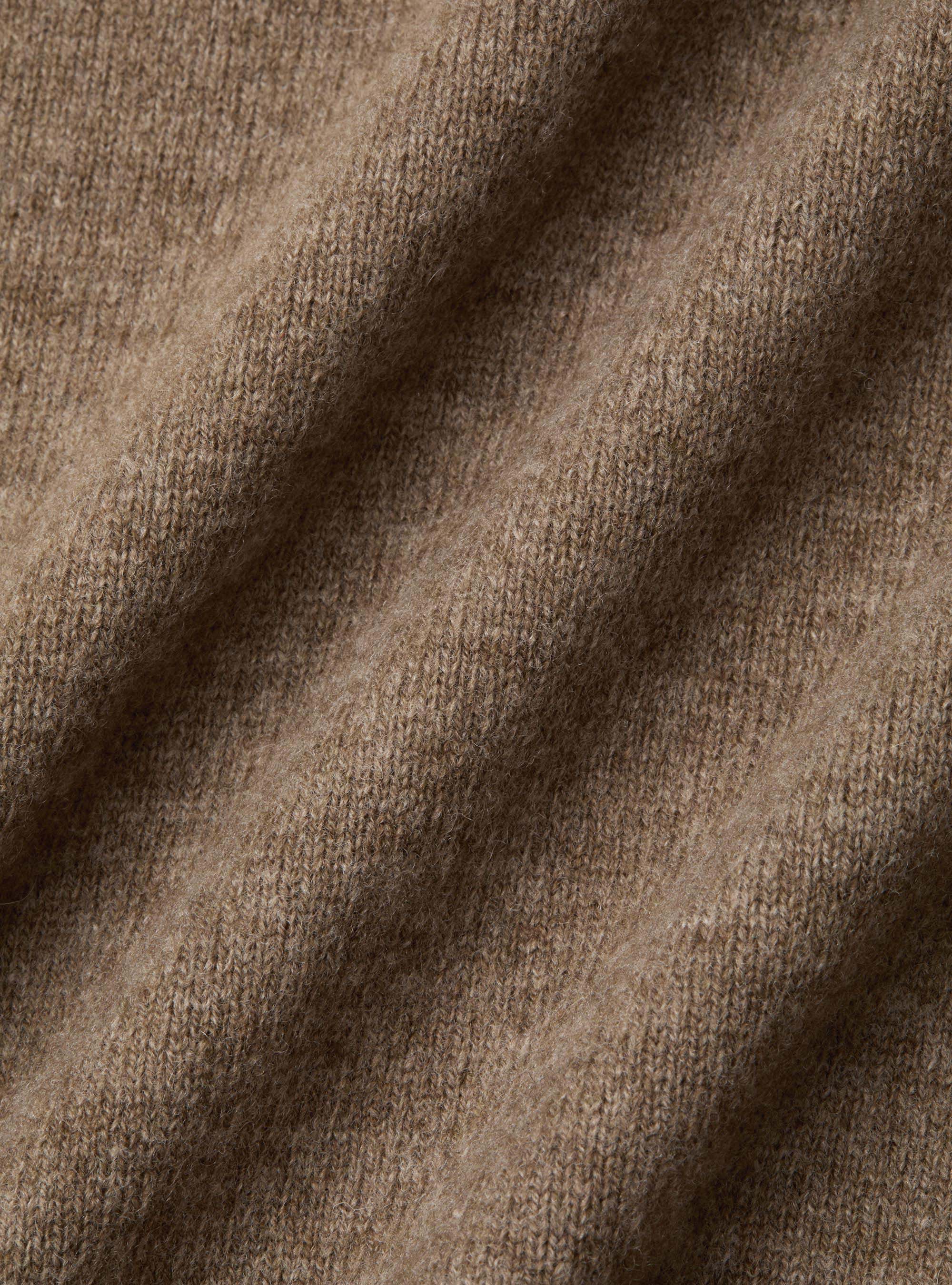 Zip-up cardigan in lambswool and cashmere blend, MUD