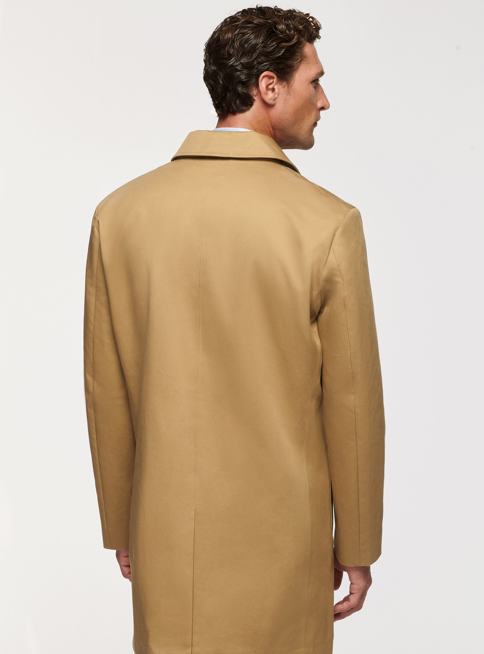 Giaccone in cotone con tasconi, SABBIA