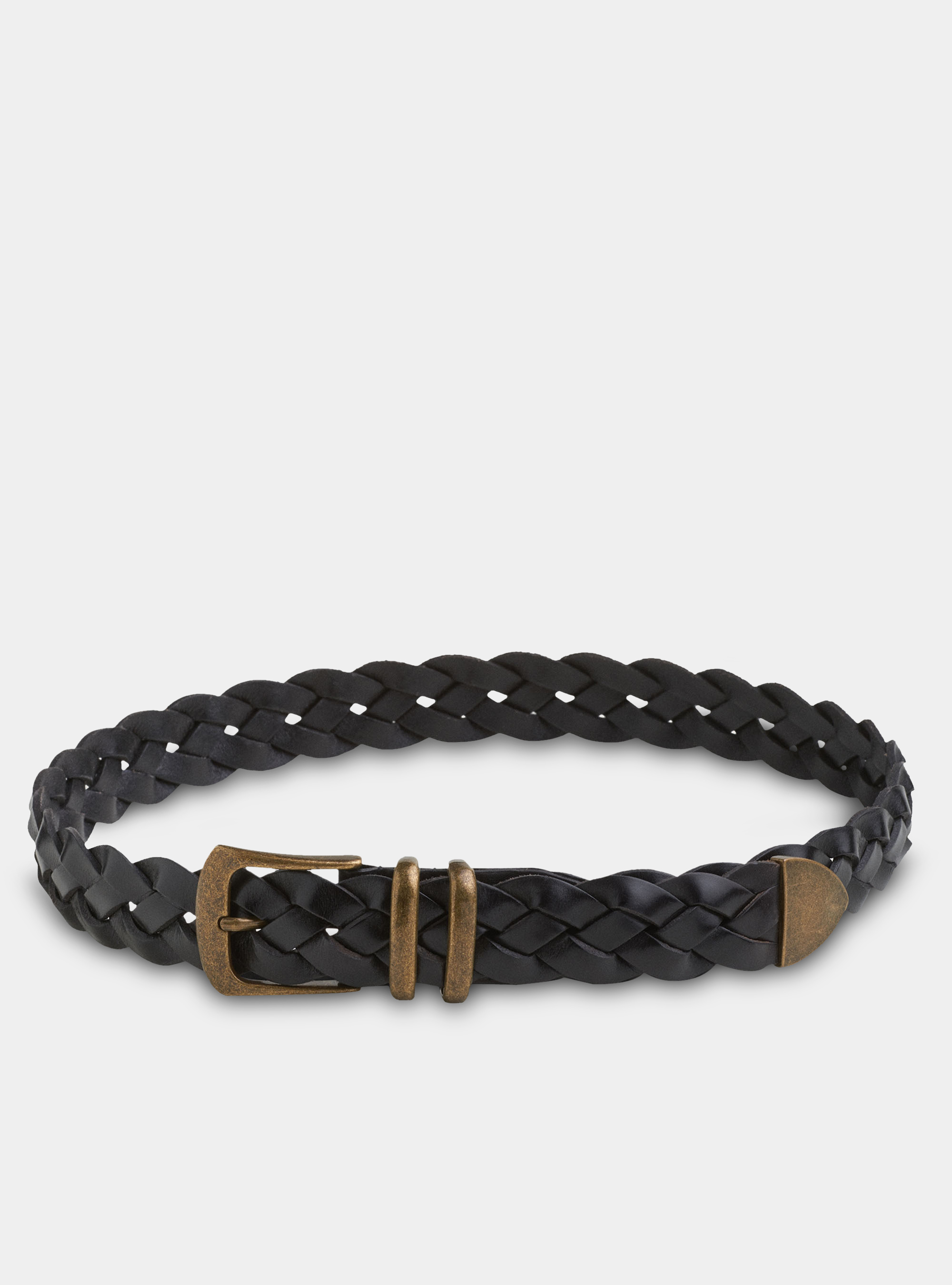 Cintura intrecciata, NERO