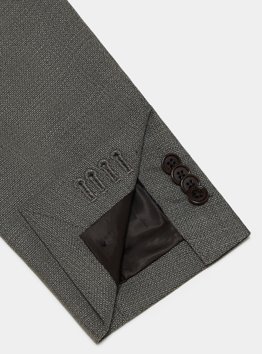 Veste en pure laine microtextur&eacute;e, BOUE