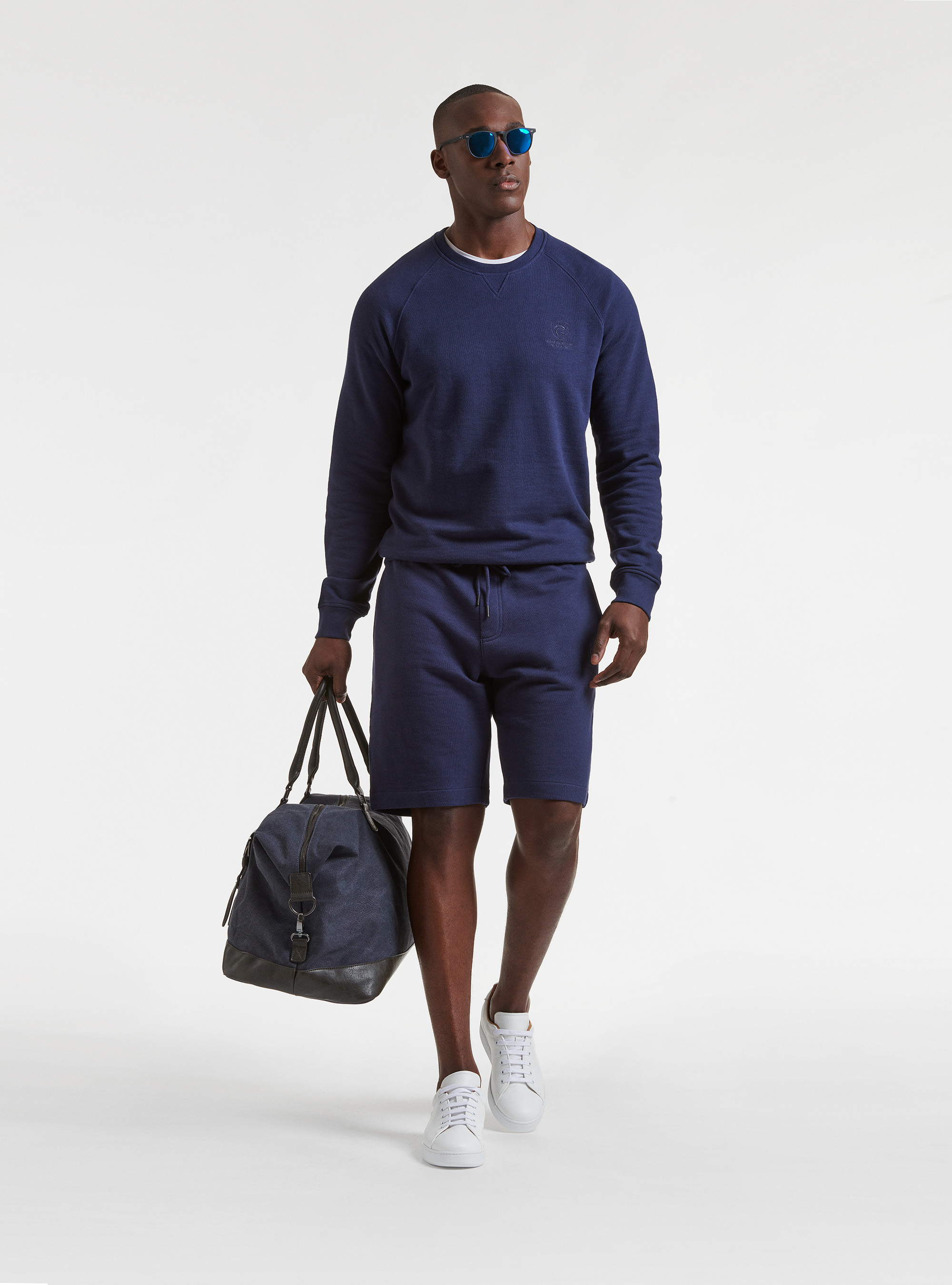 Felpa tinta unita, BLU