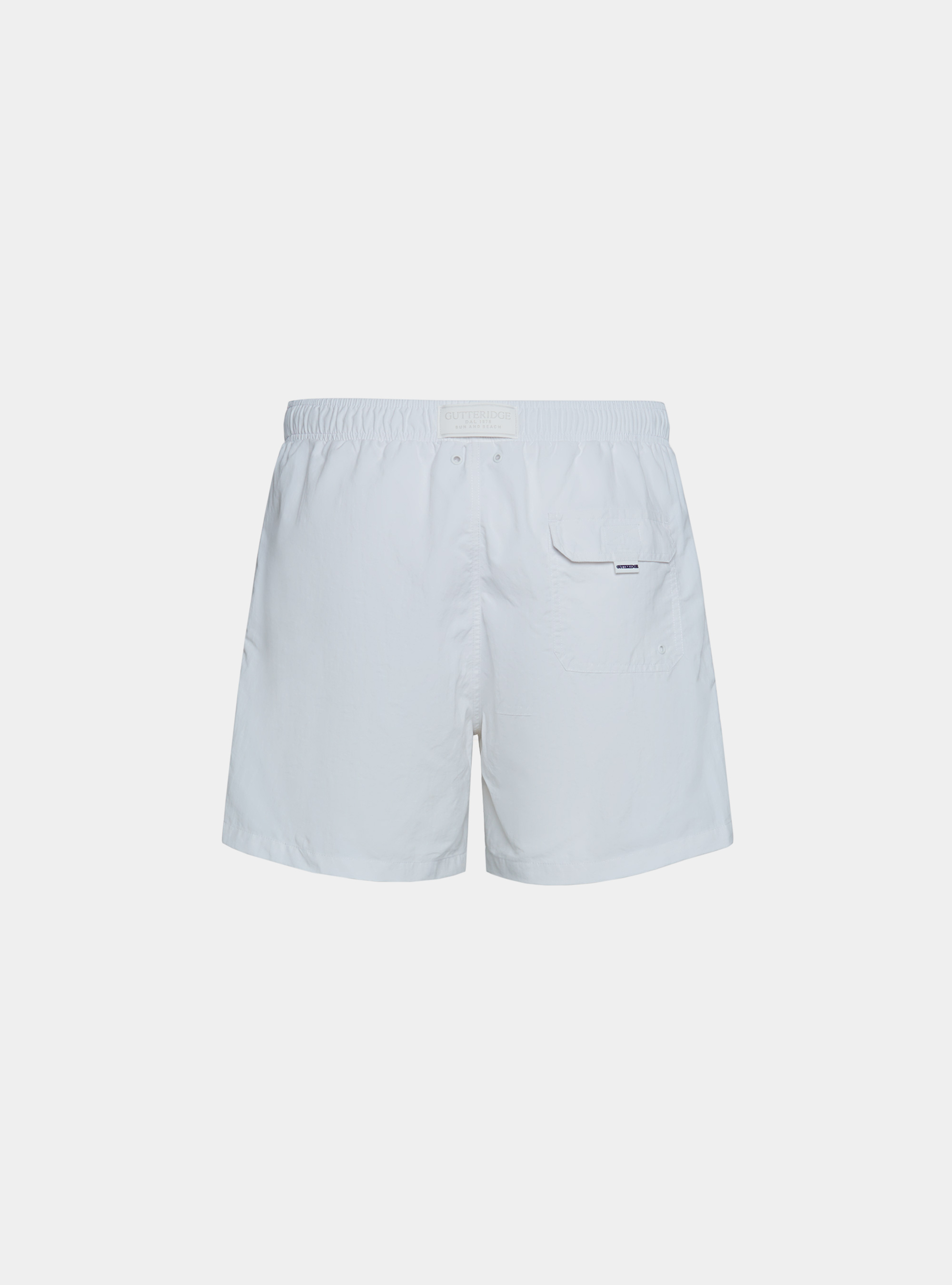 Maillot de bain uni, BLANC