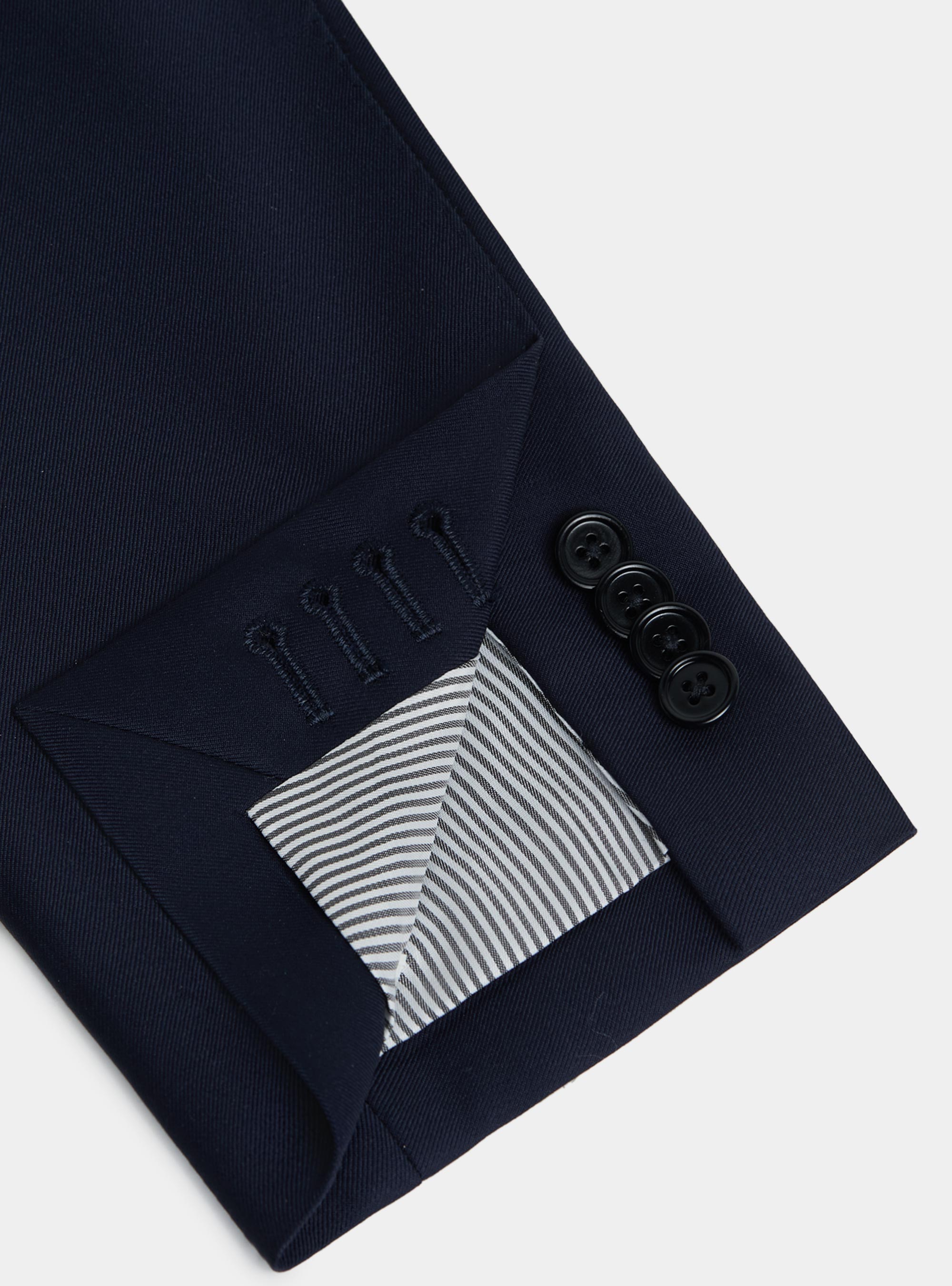 Giacca in pura lana superfine 110's, BLU NAVY