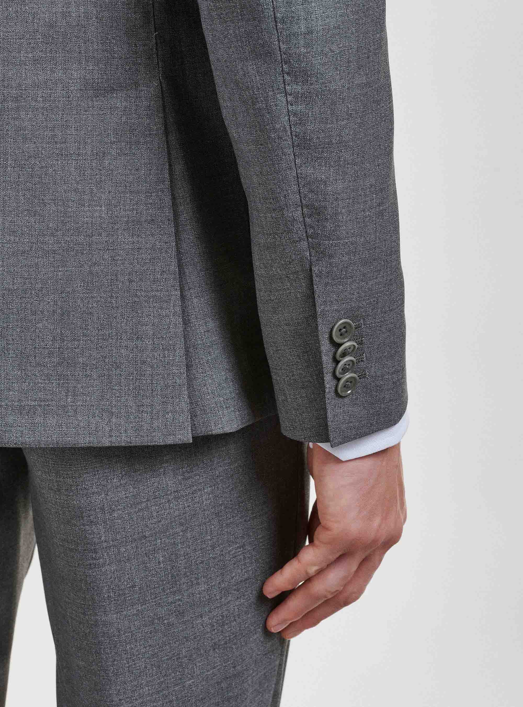 Giacca per abito in pura lana Vitale Barberis Canonico, GRIGIO CHIARO