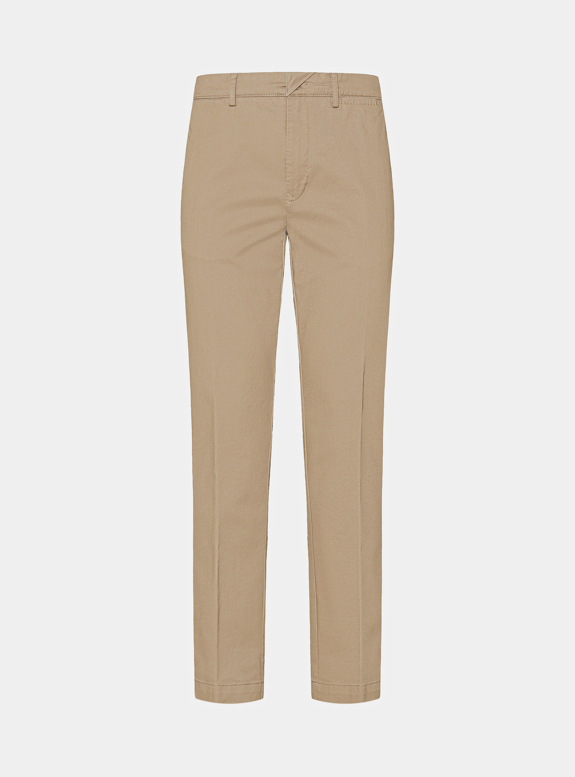 Pantaloni chino slim fit in twill stretch, FANGO