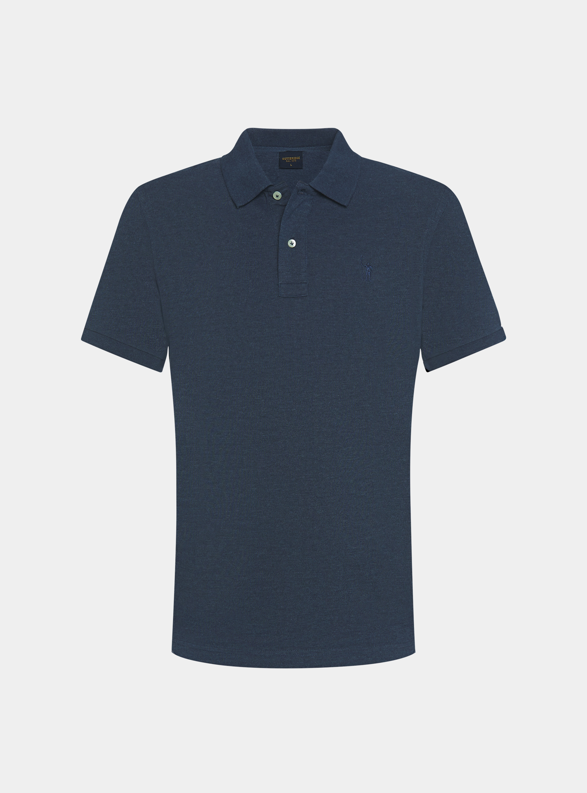 Polo classica in piquet, INCHIOSTRO