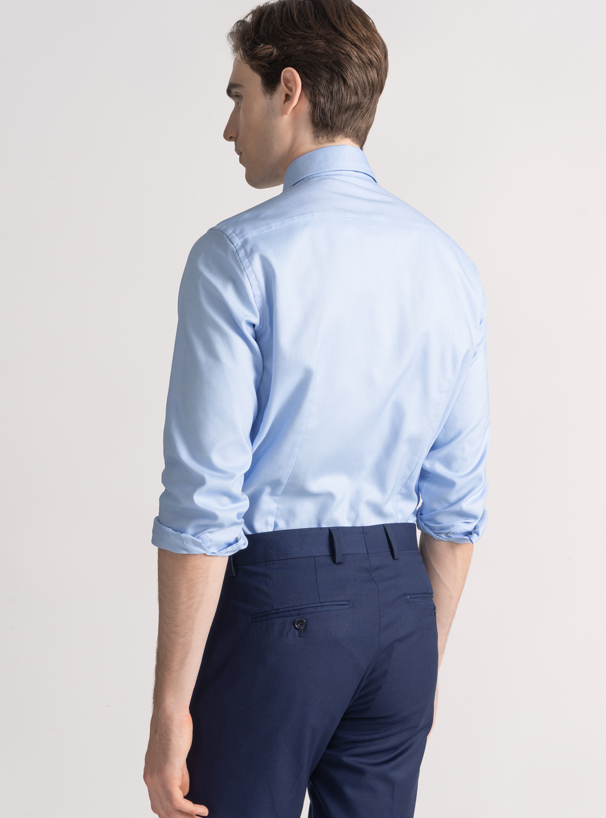 Cotton oxford shirt, LIGHT BLUE