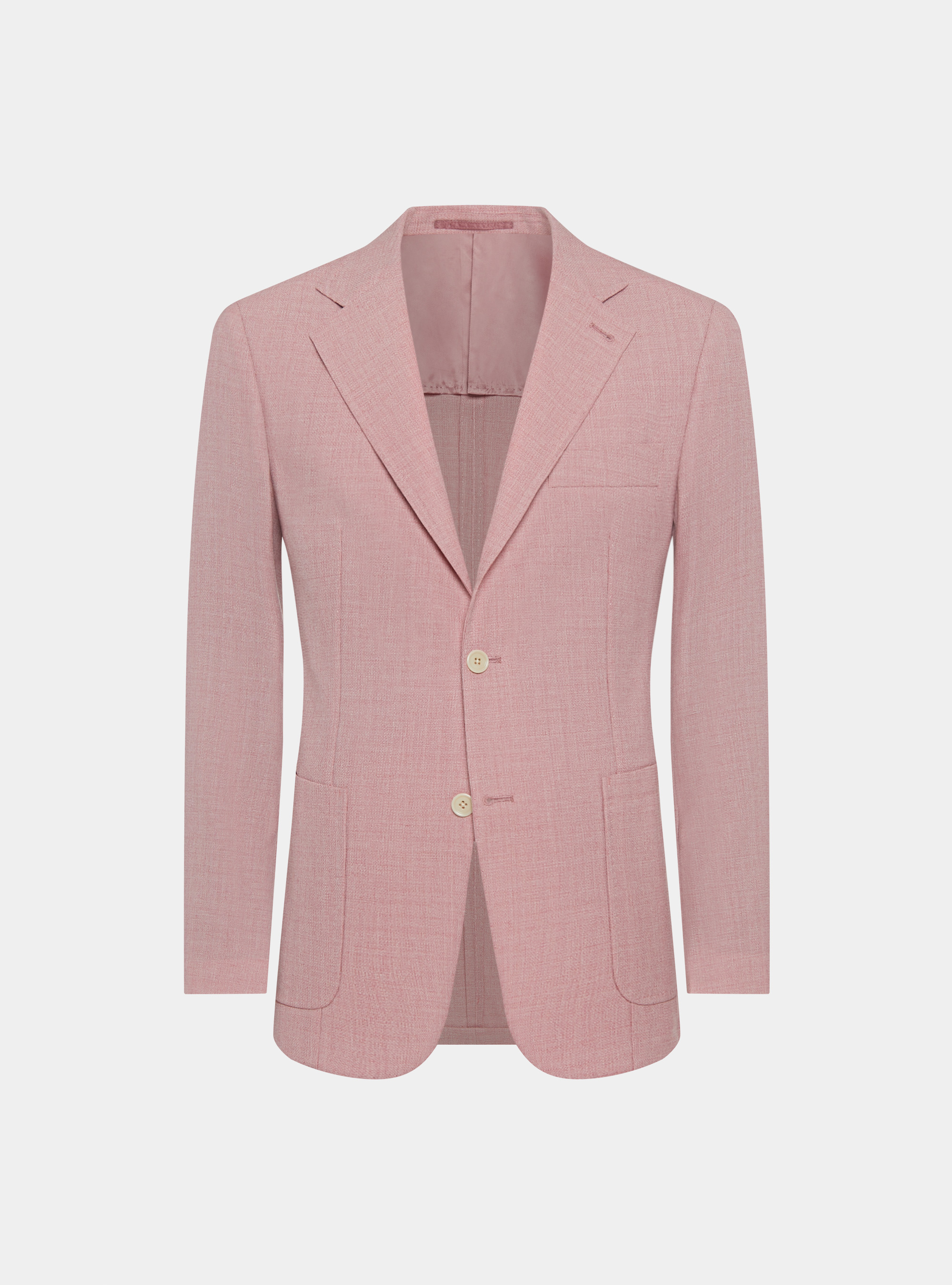 Micro-textured wool blazer, PINK