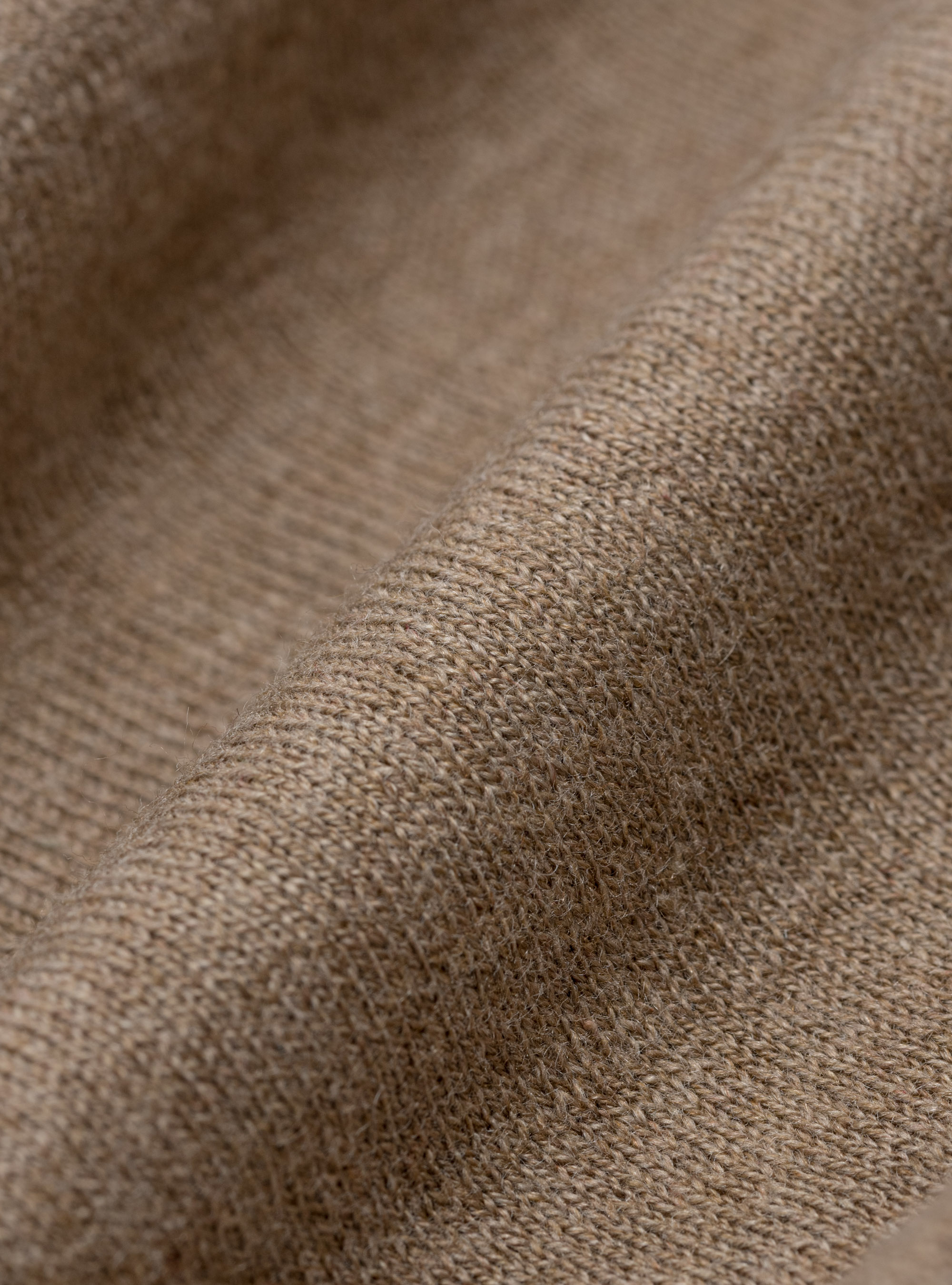 Jersey de cuello redondo de algod&oacute;n, seda y cachemira, BARRO