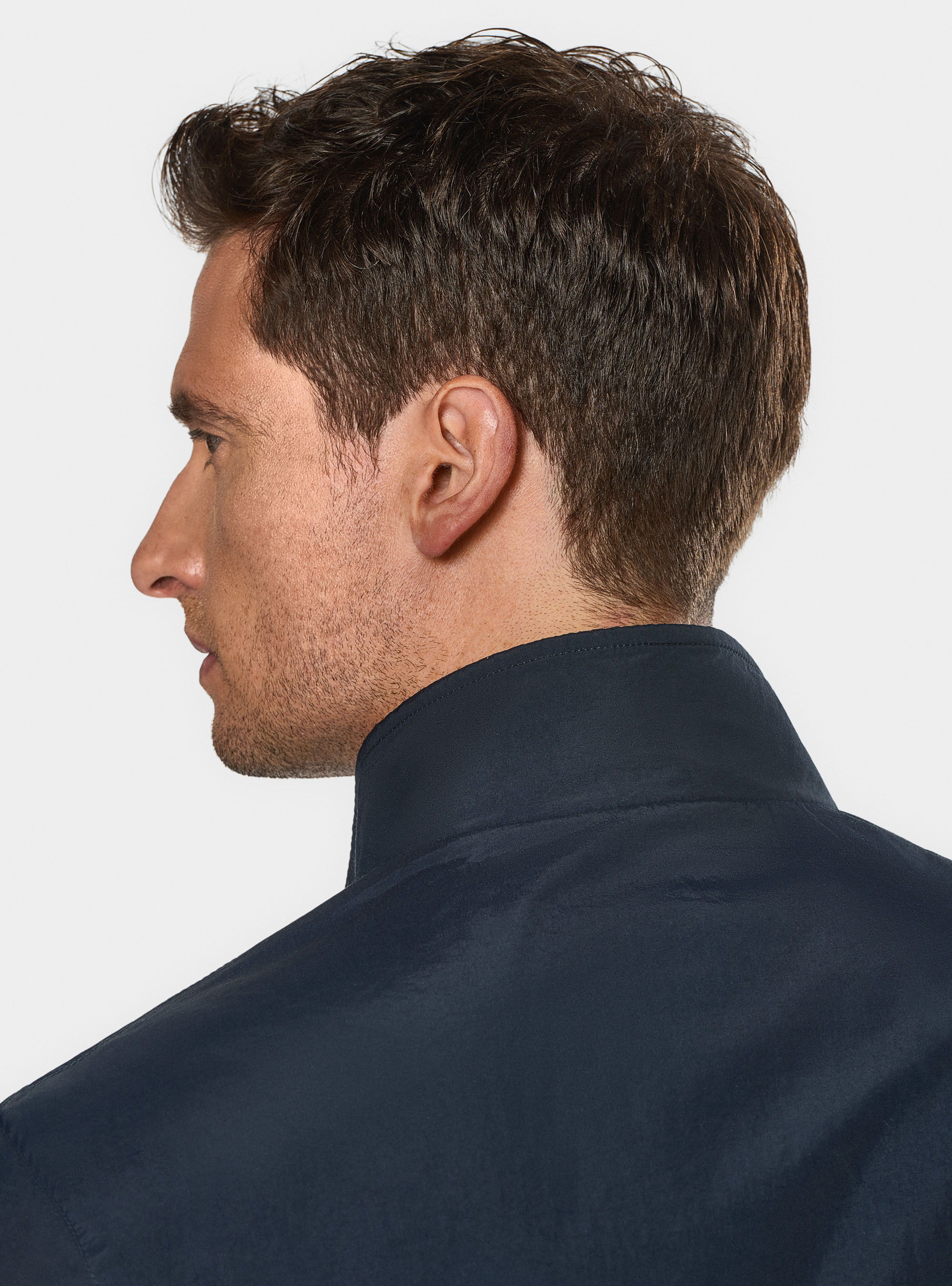 Bomber in tessuto tecnico, BLU NAVY