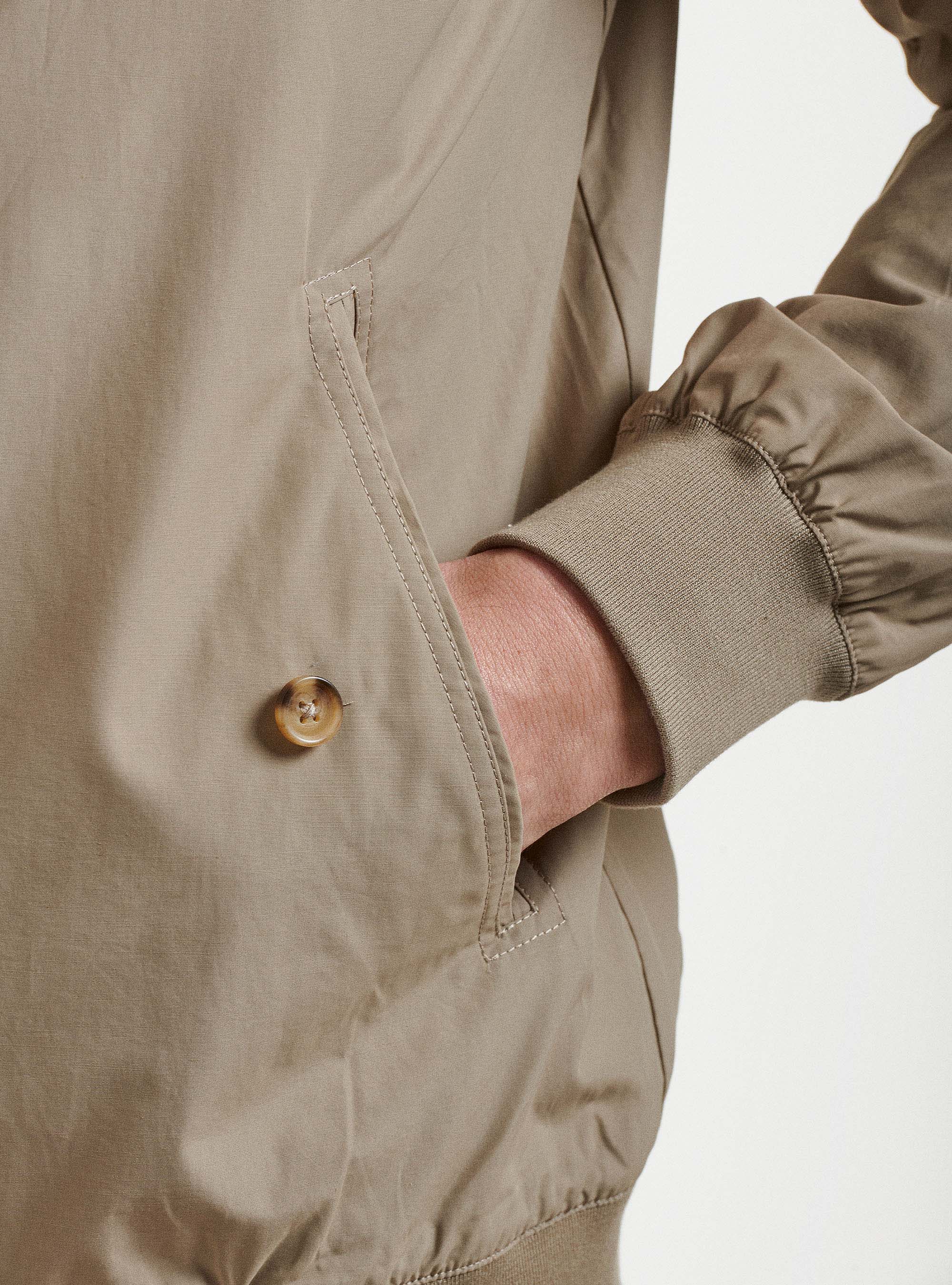 Bomber regular fit in misto cotone, FANGO