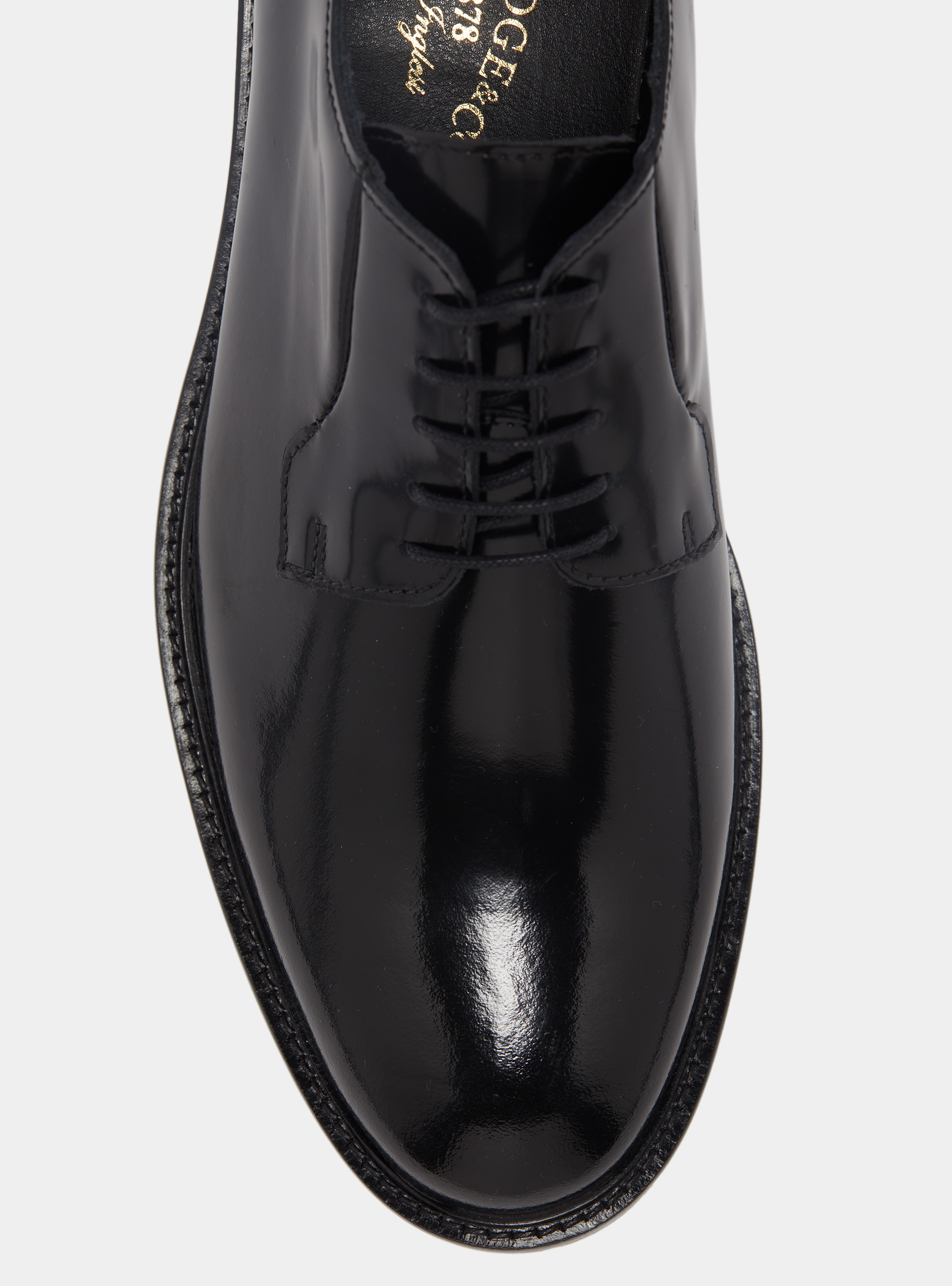 Derby in pelle abrasivata, NERO