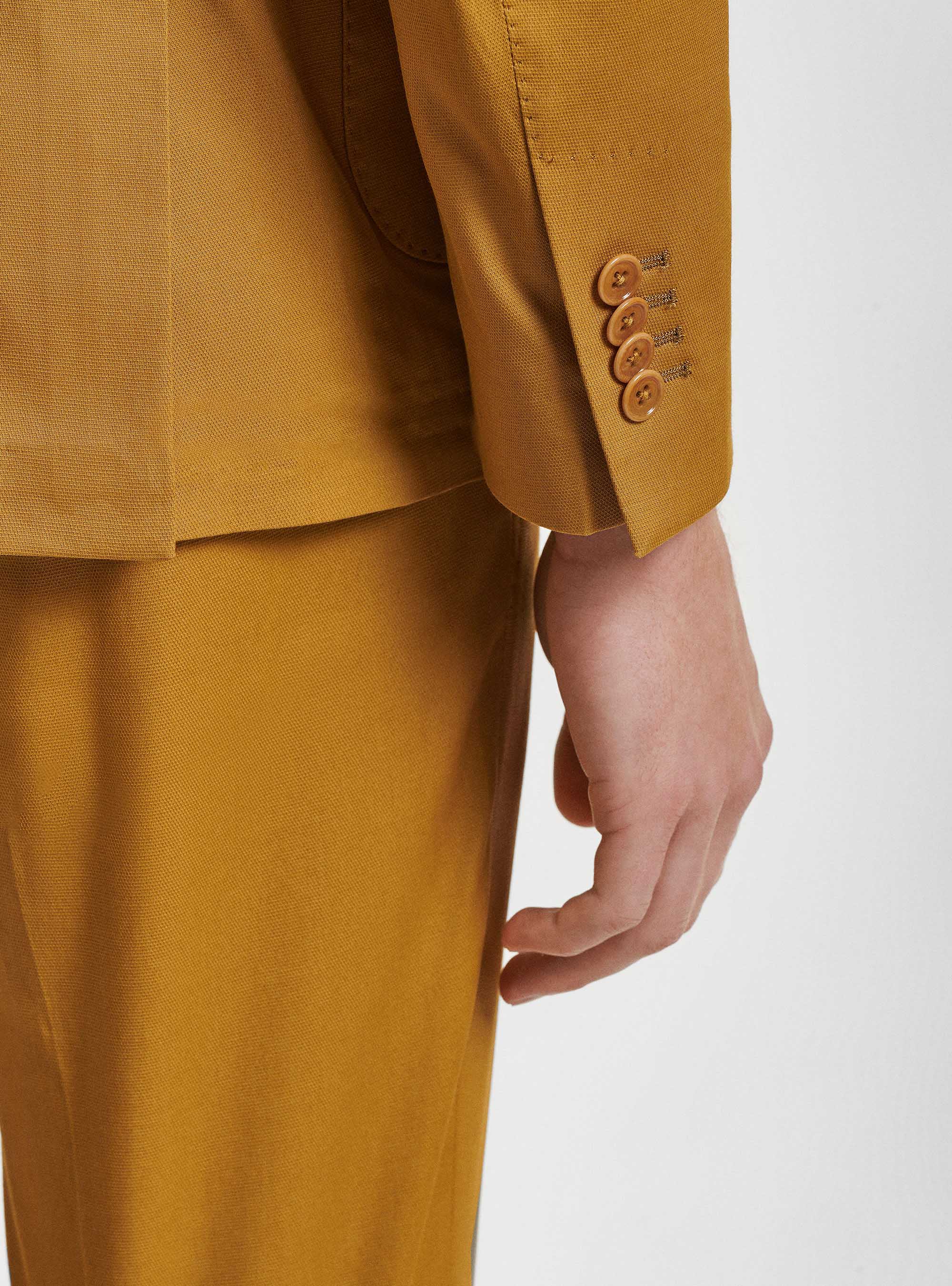 Armoured cotton suit blazer, 0711C OCRA