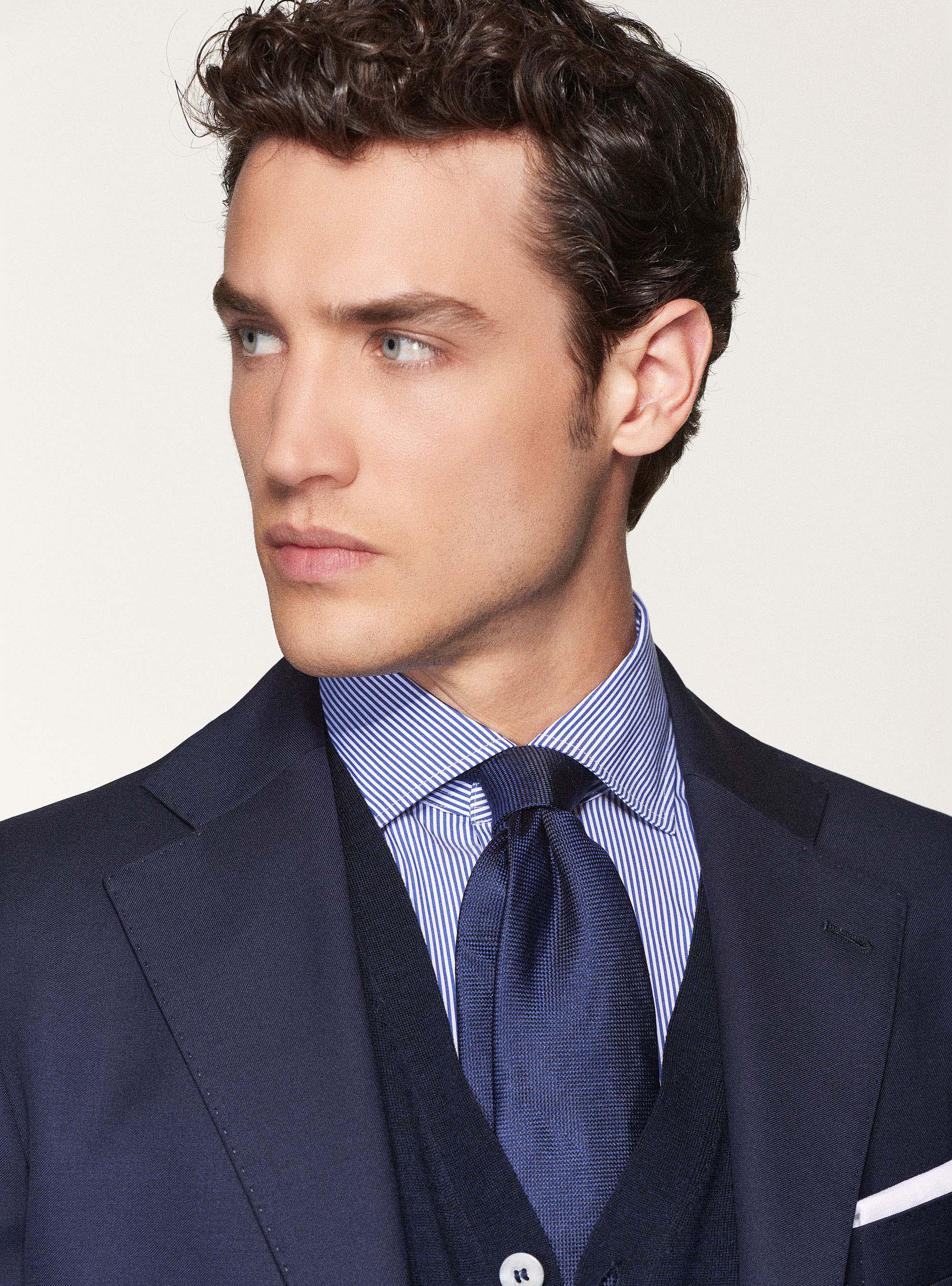 Giacca per abito in pura lana superfine 110's Vitale Barberis Canonico, BLU NAVY