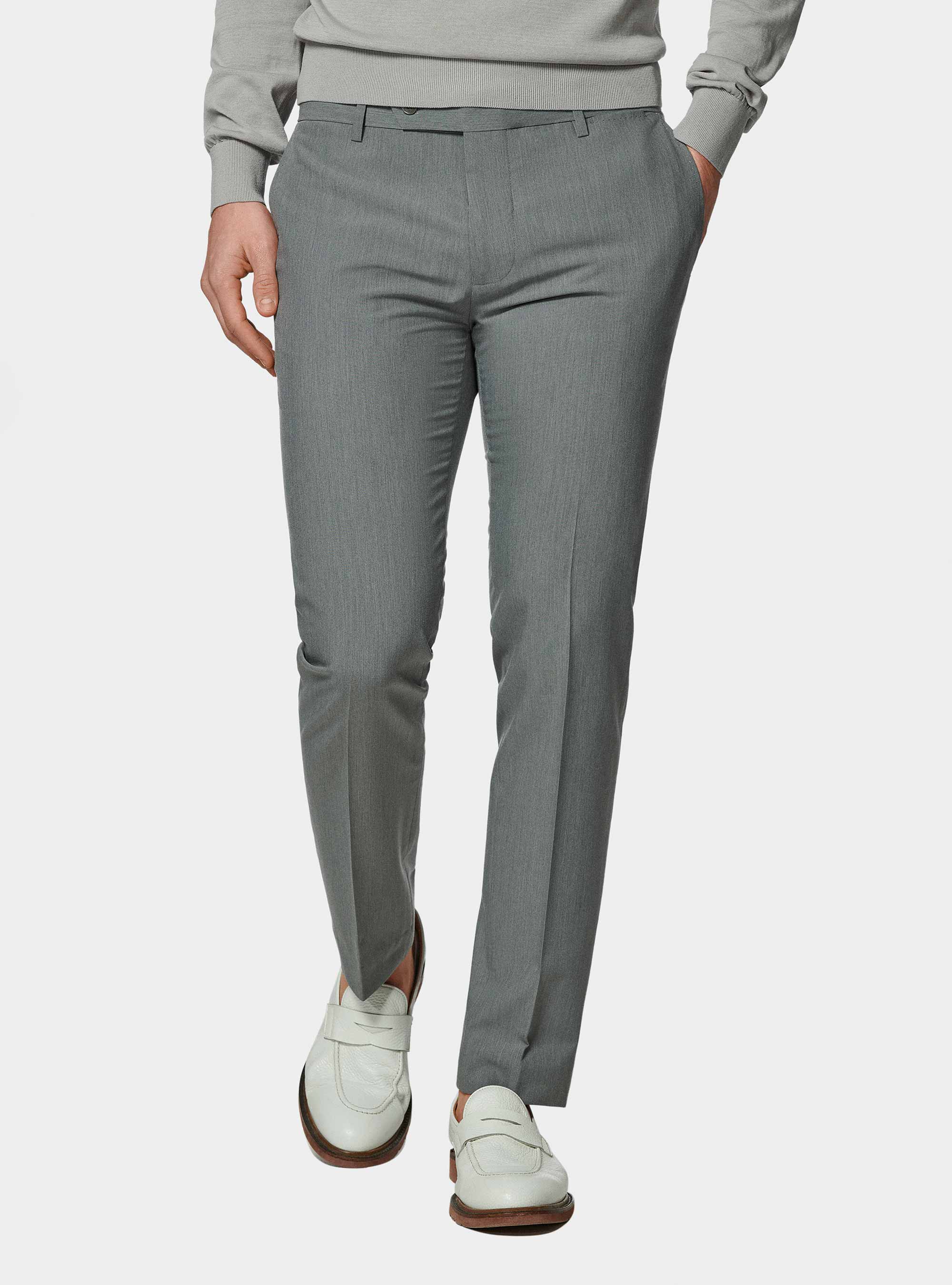 Pantaloni Da Uomo Slim Fit - Eleganti Per Business, Festa O Cerimonia, Misure Da S A 6XL - Foto 4