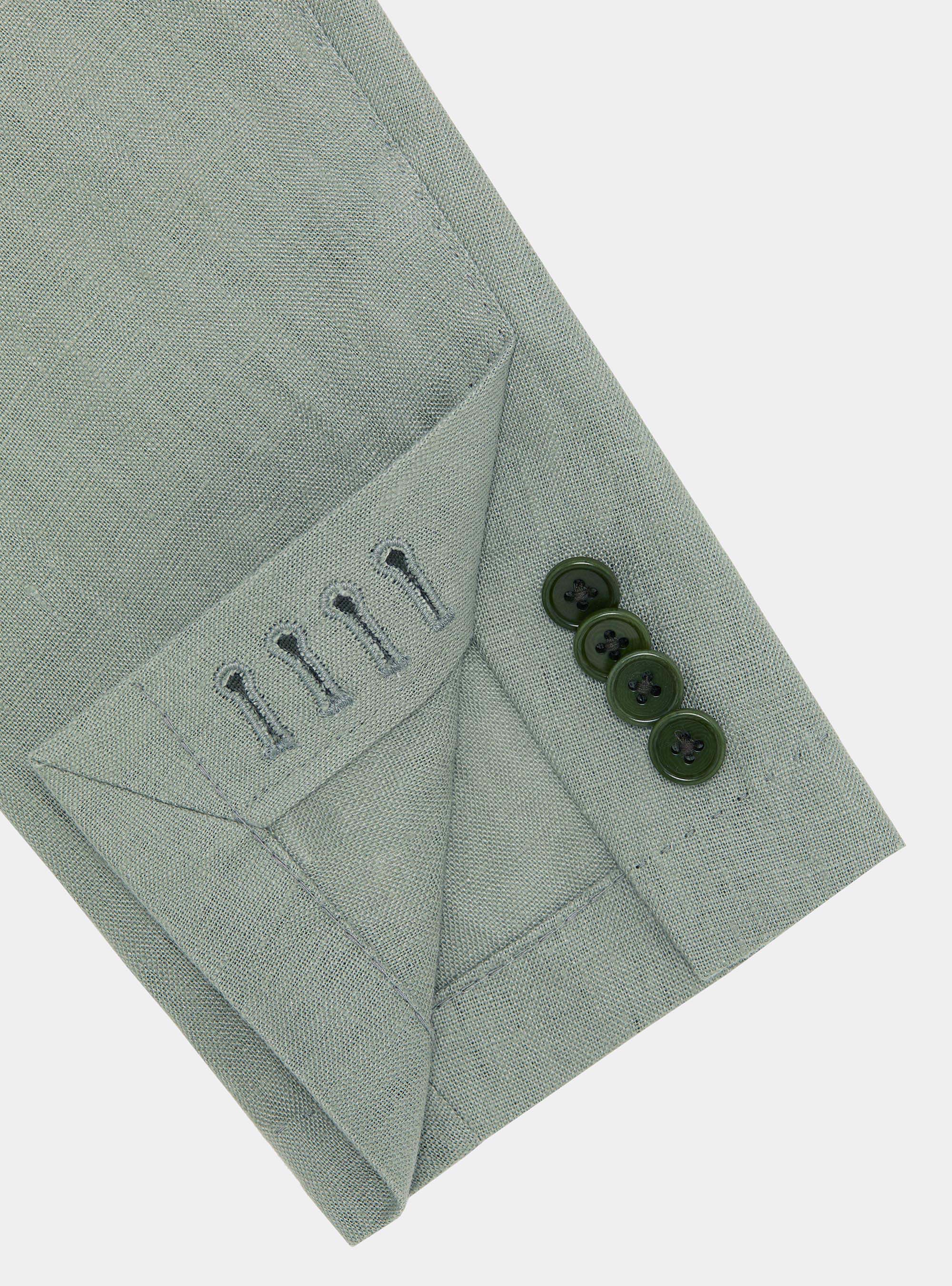 Anzugjacke aus reinem Leinen, SALVIA 0602C