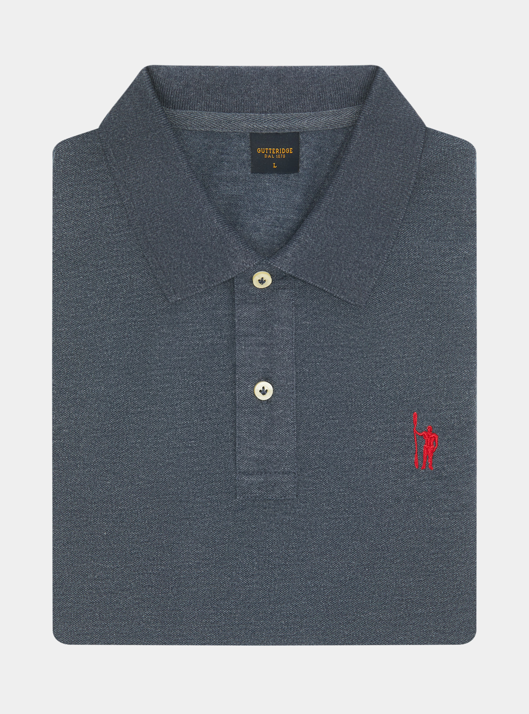 Polo classique en piqué, ENCRE