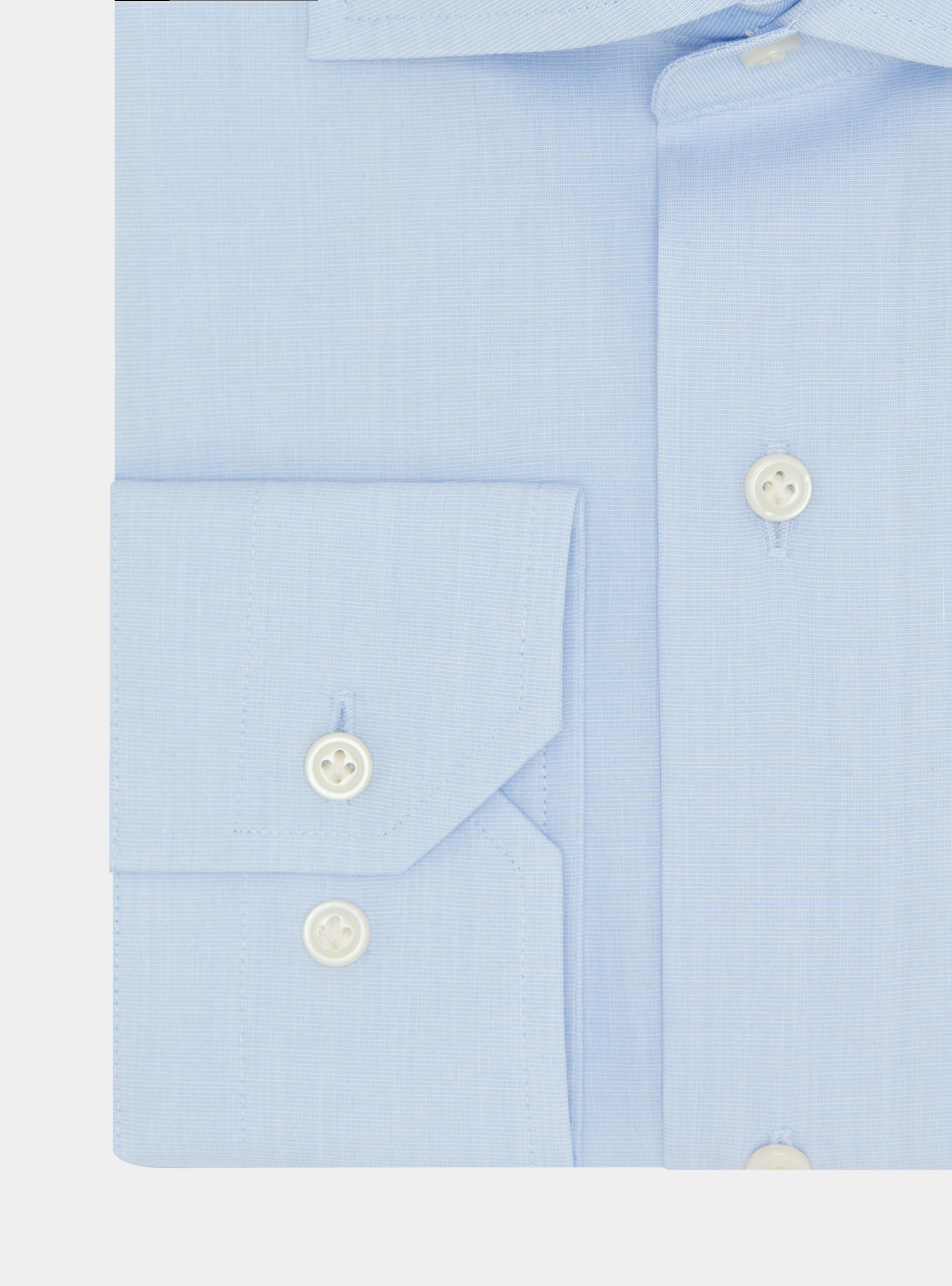 Chemise en coton fil à fil, BLEU CIEL