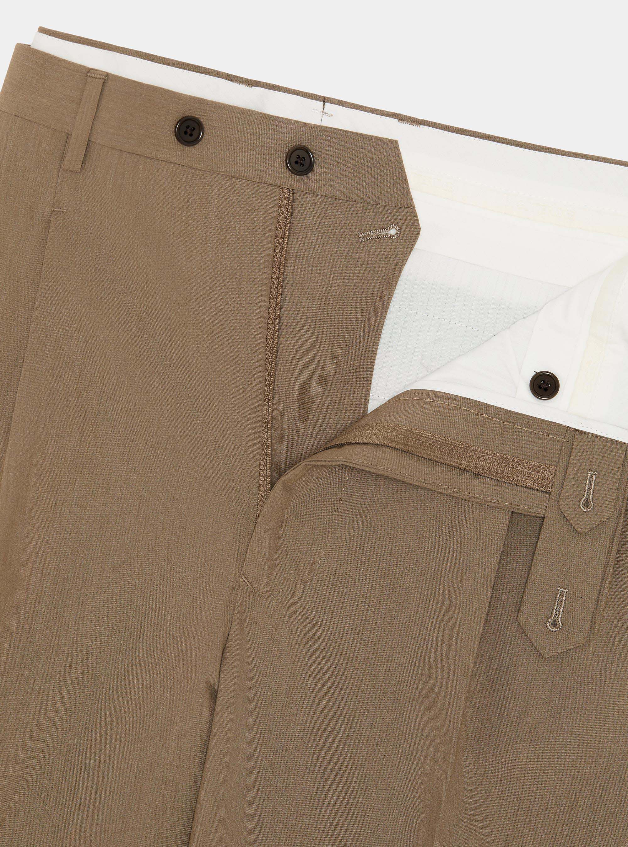 Classic trousers with pleats, MUD