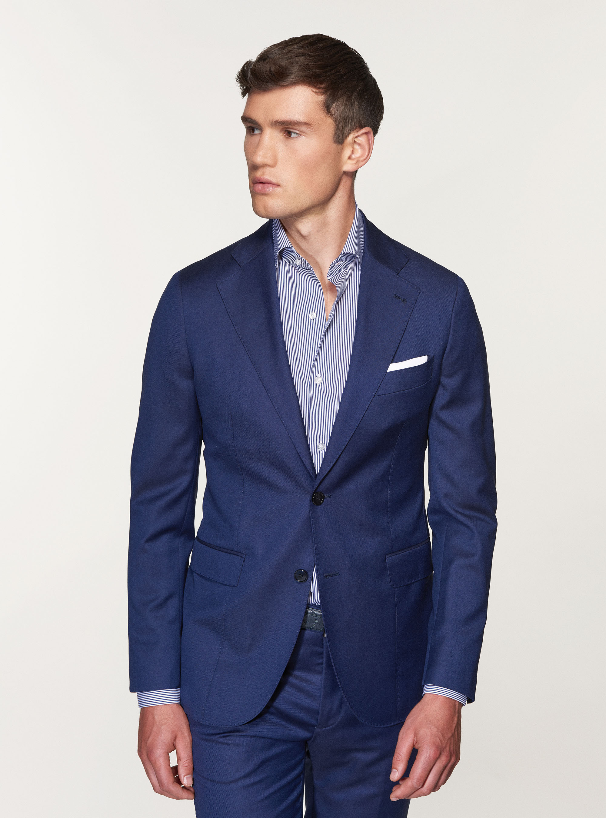 Giacca per abito in pura lana superfine 110's Vitale Barberis Canonico, BASALTO