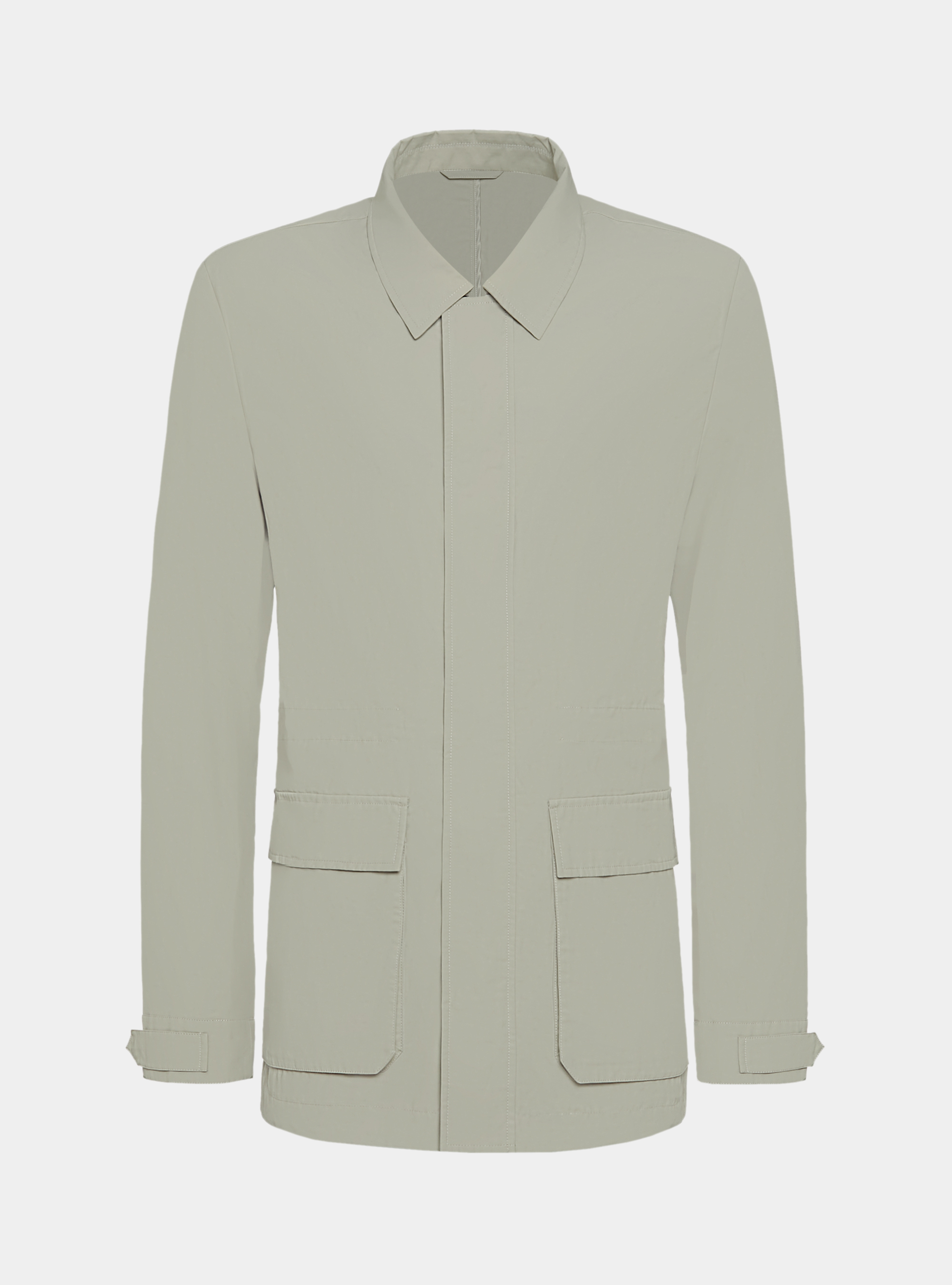 Field jacket in misto cotone nylon, SAND