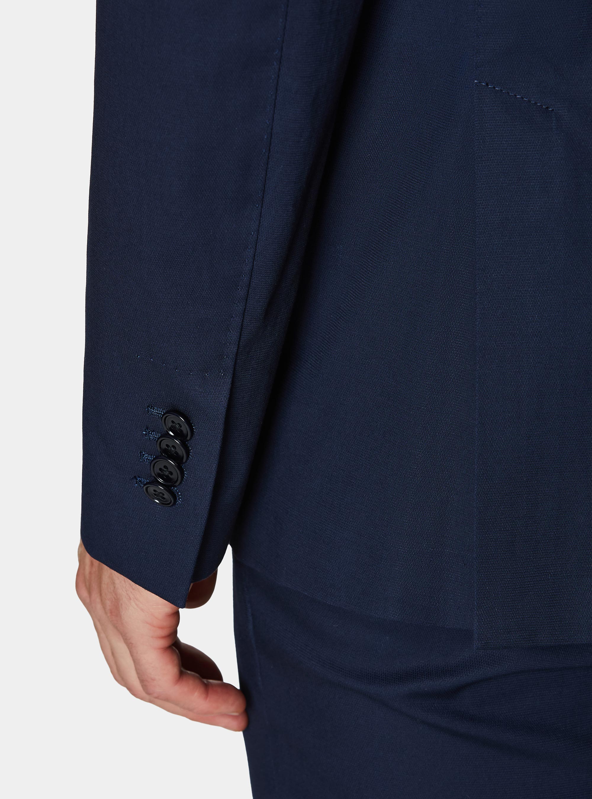 Giacca abito in cotone, BLU NAVY