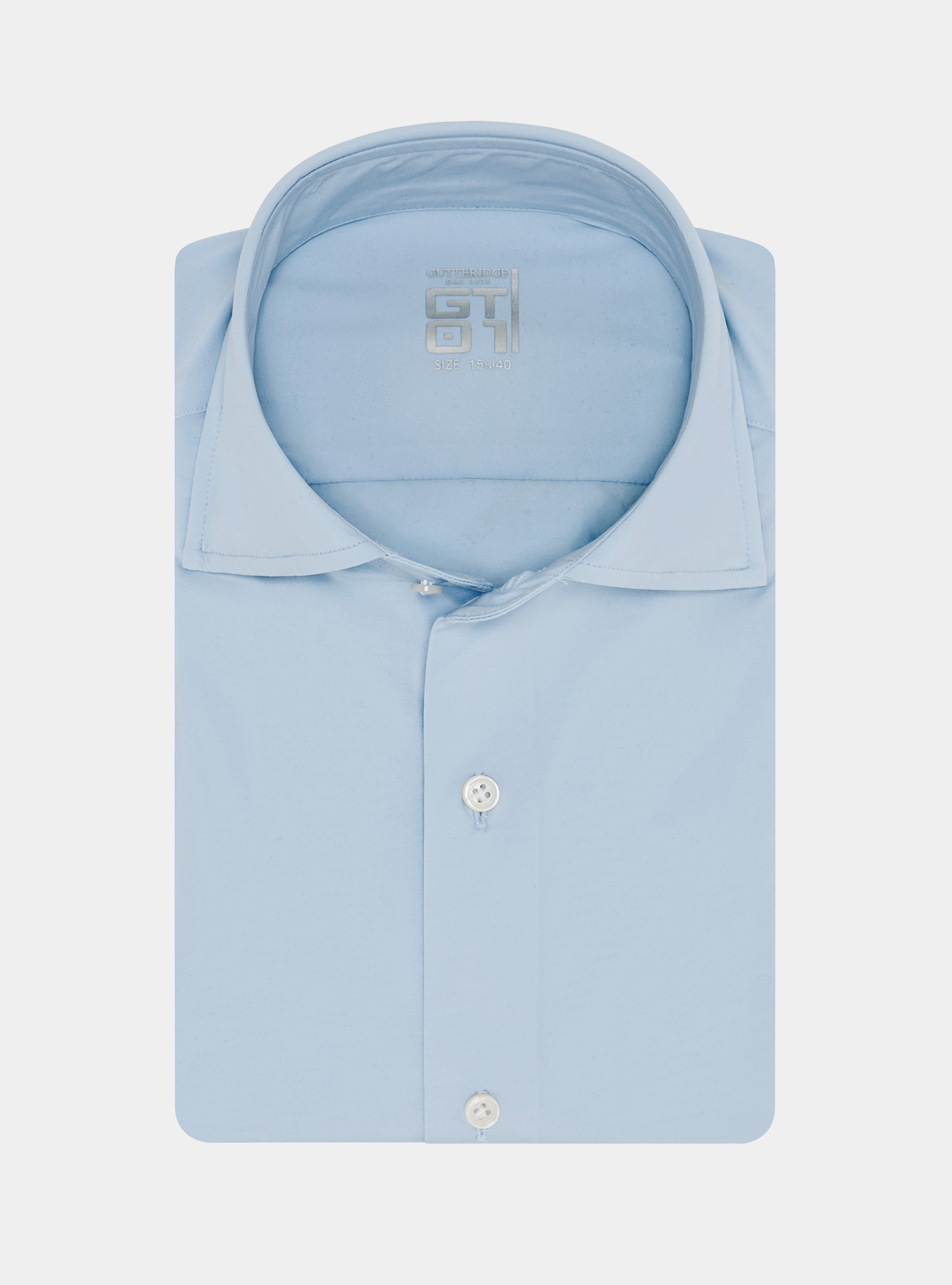 Camicia GT01 in jersey stretch, AZZURRO