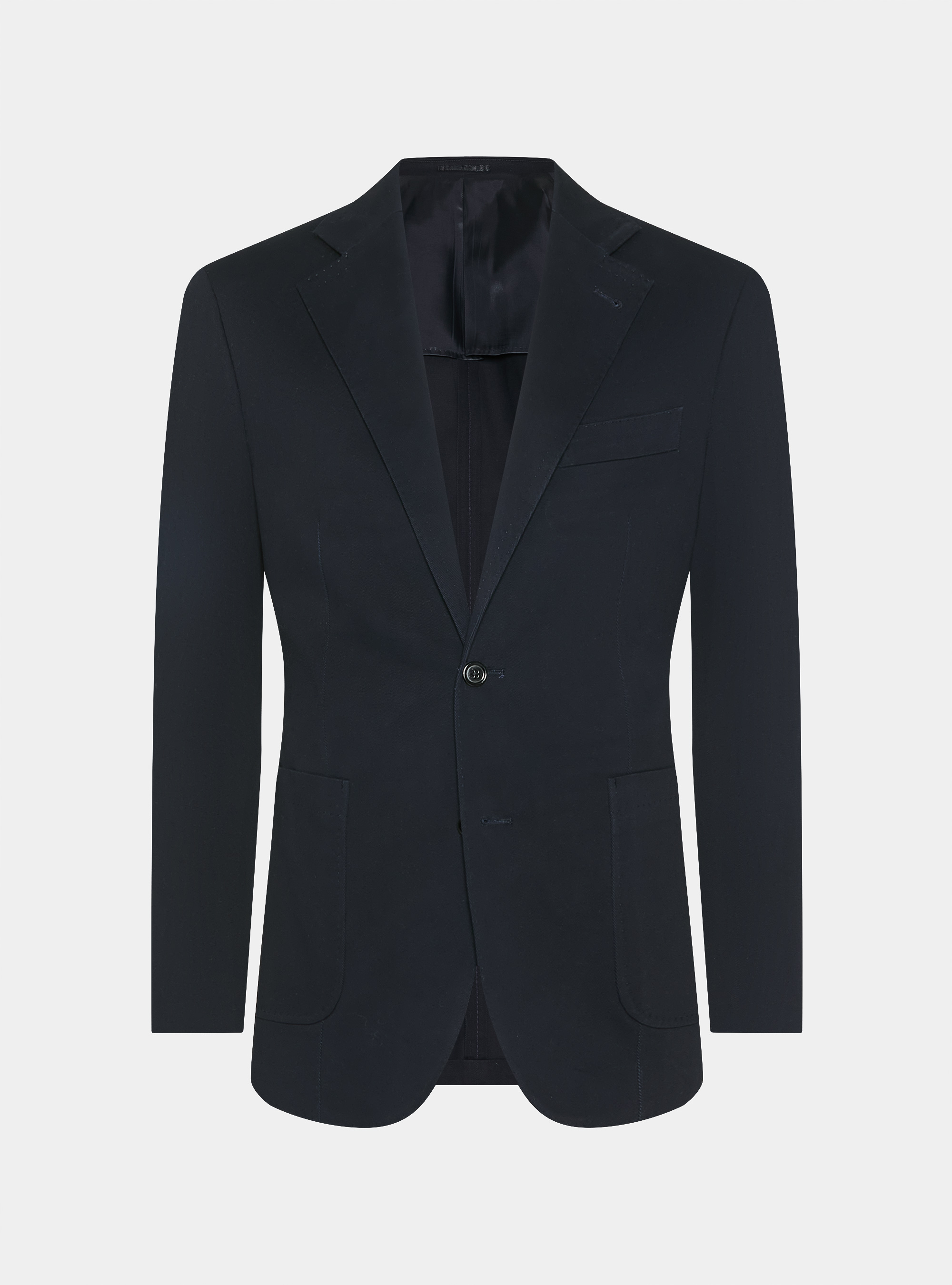 Frosted cotton blazer, NAVY BLUE