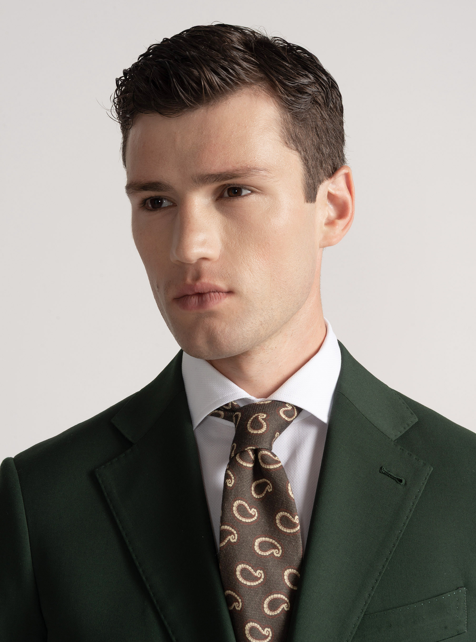 Giacca per abito slim fit, VERDE