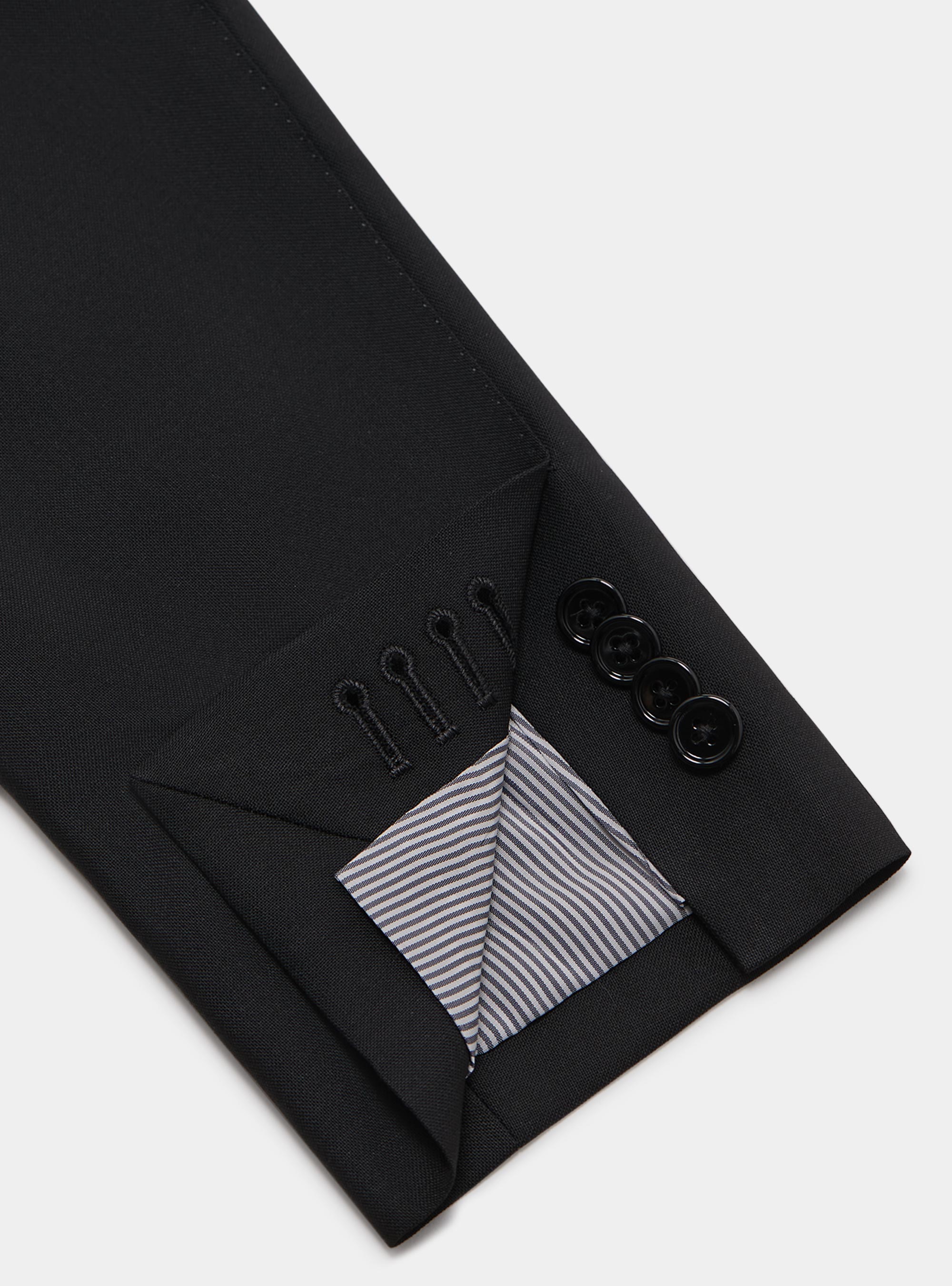 Giacca in pura lana Vitale Barberis Canonico, NERO