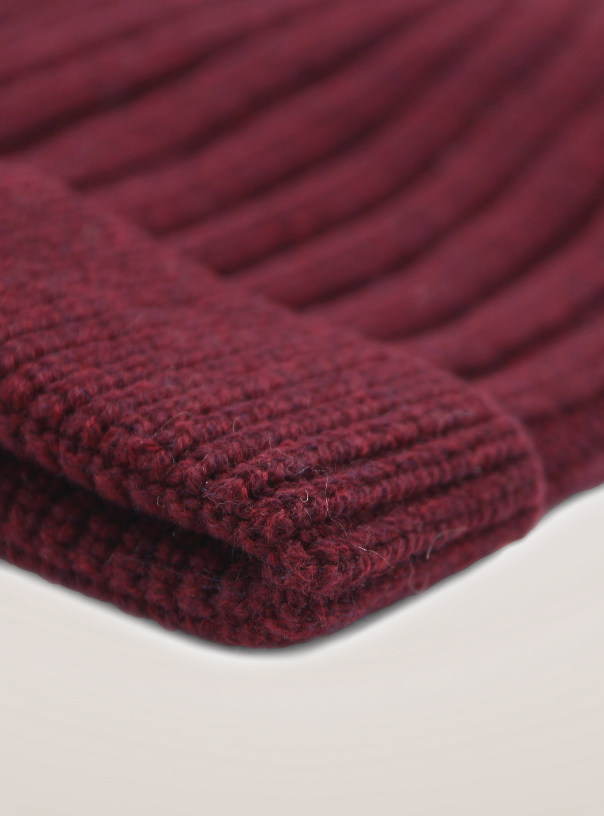 Cappello in lana e cashmere, BORDEAUX