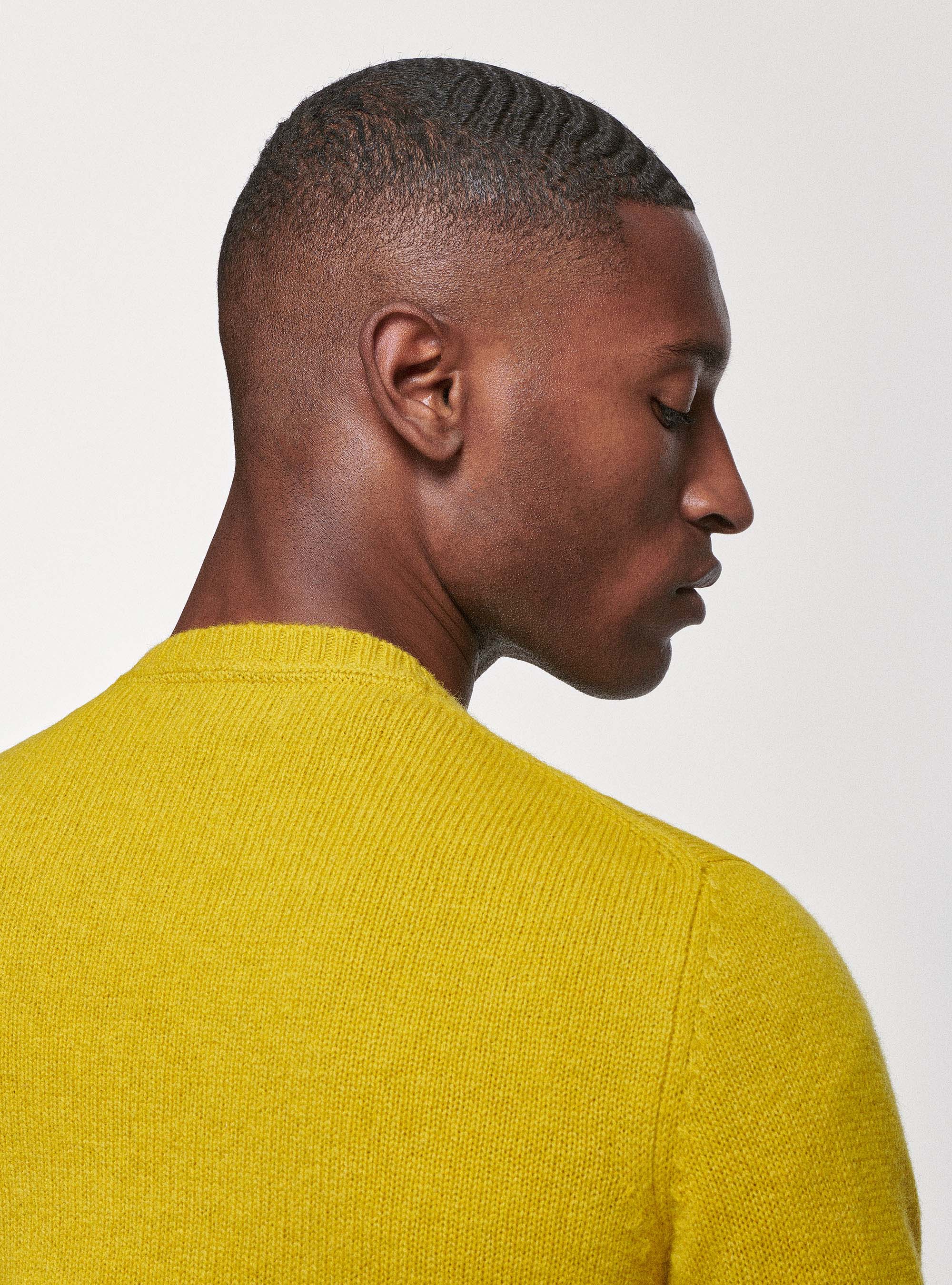 Maglia in pura lana Shetland, 0711C OCRA