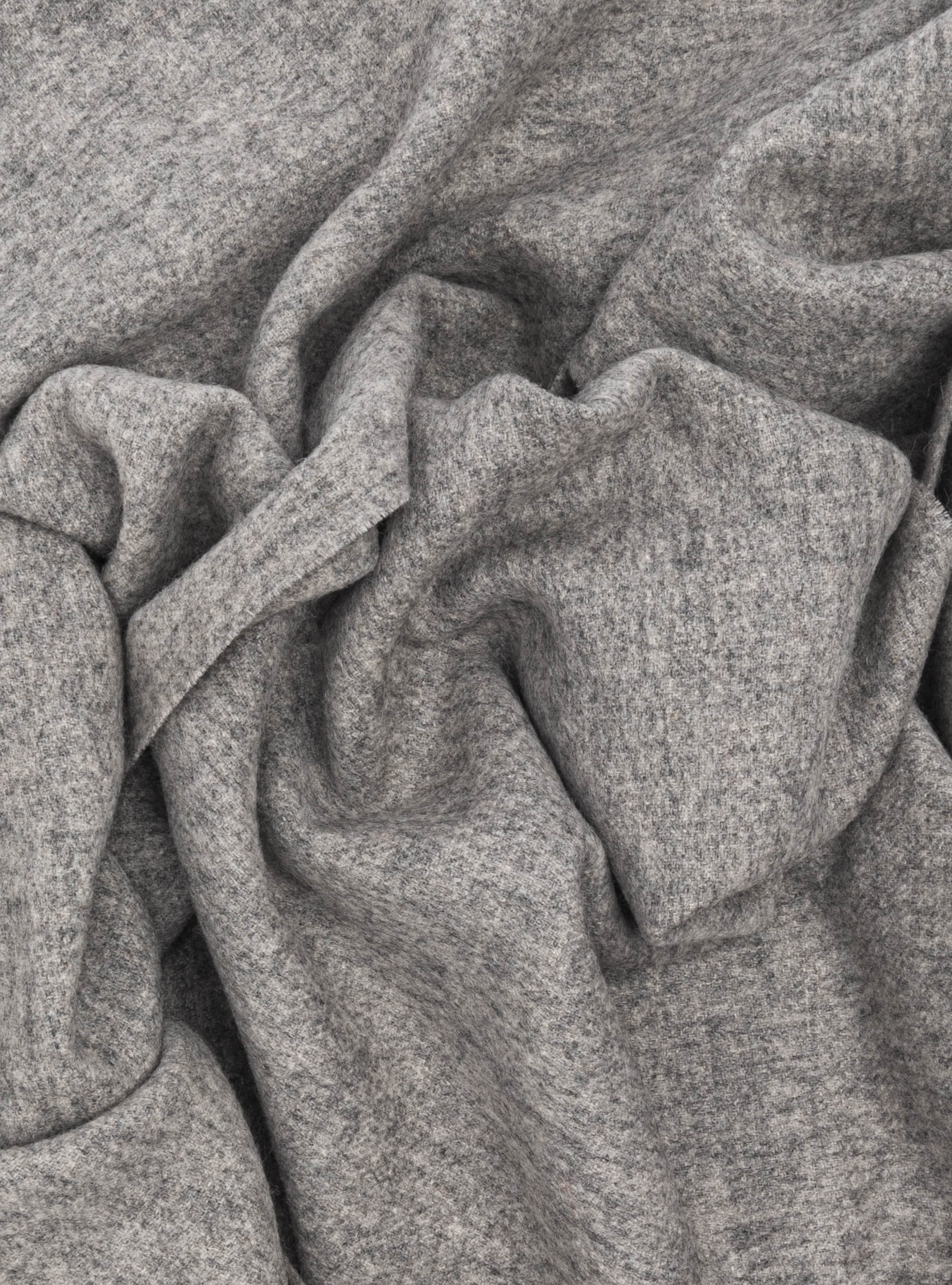 Sciarpa in lana cashmere con bordino a contrasto, GRIGIO CHIARO