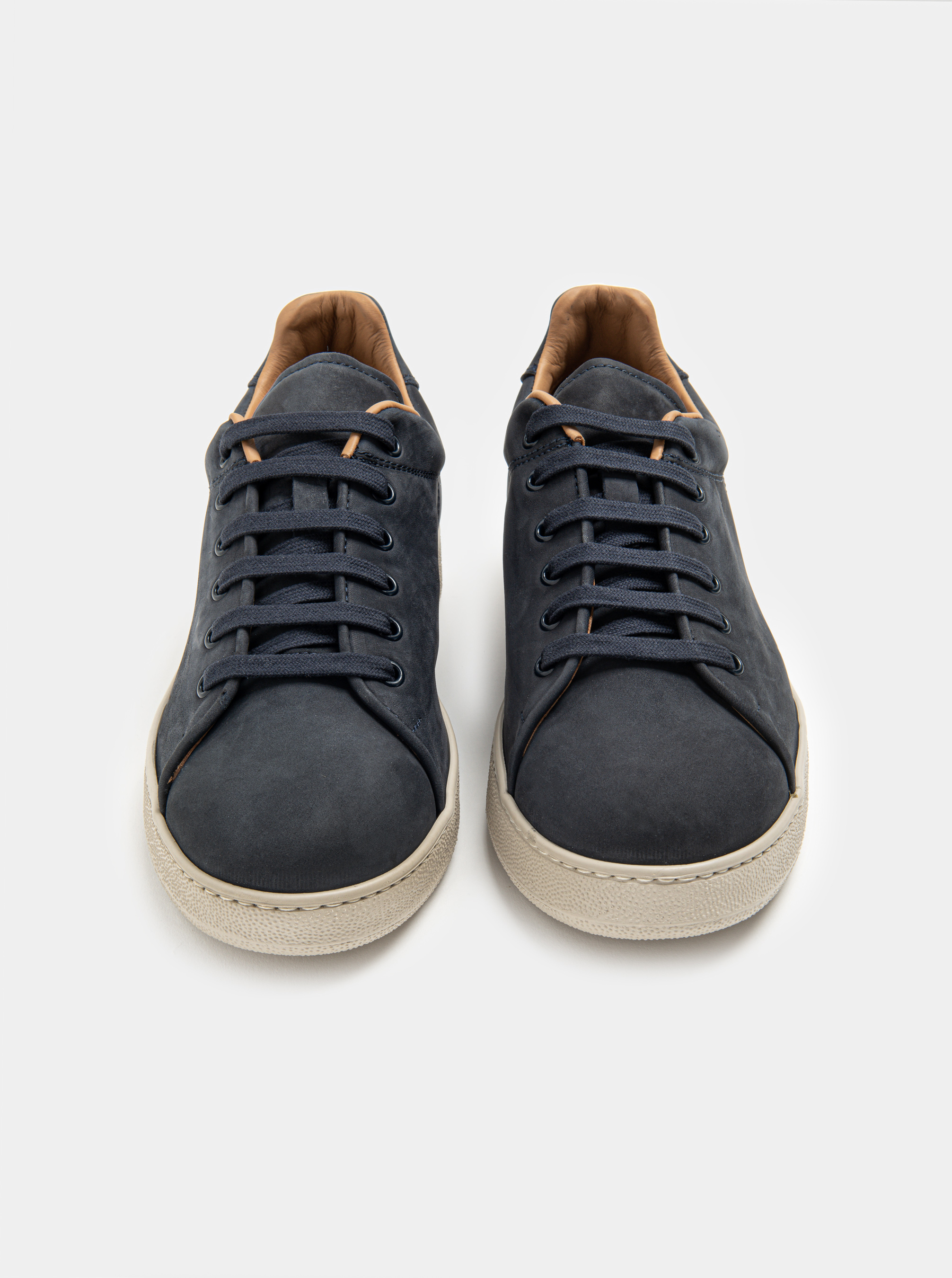 Baskets en daim, BLEU MARINE