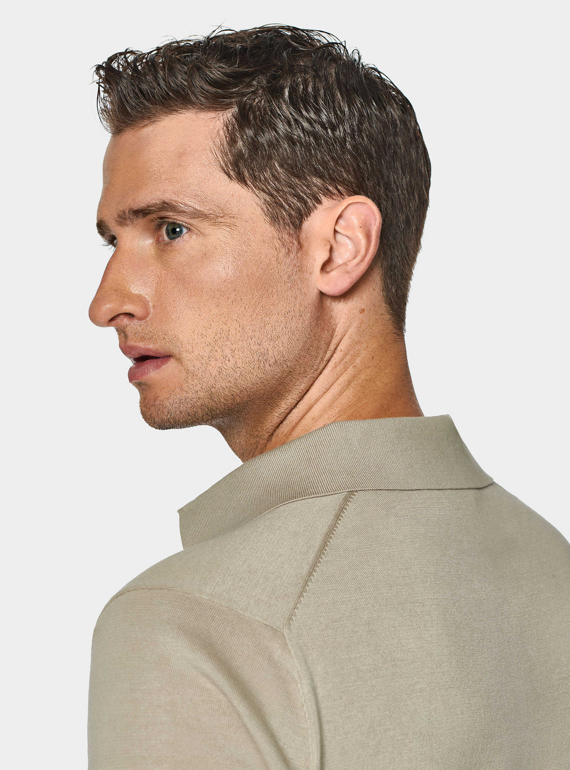 Polo de punto de algodón extrafino, ARENA