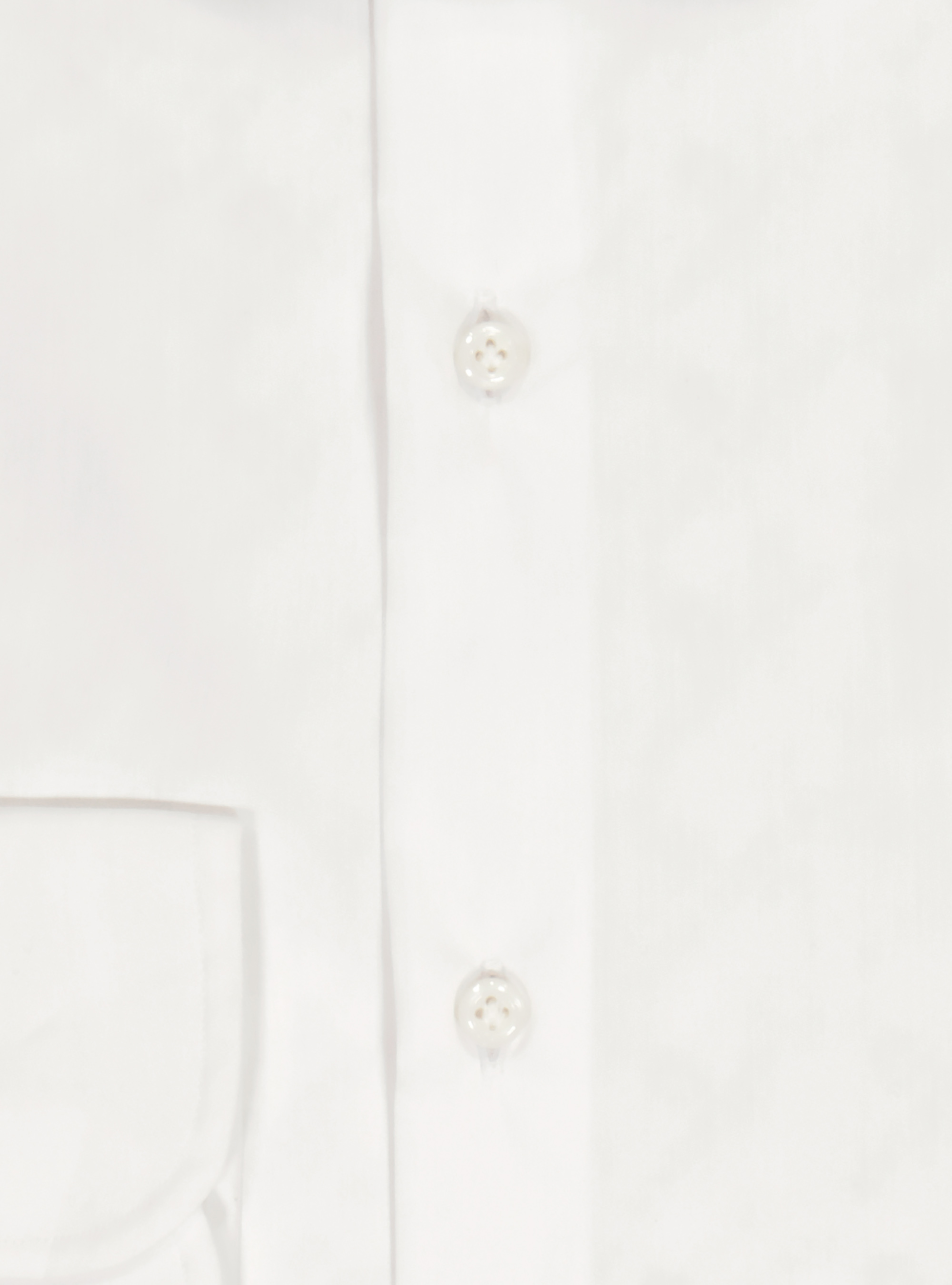 Stretch cotton shirt, WHITE