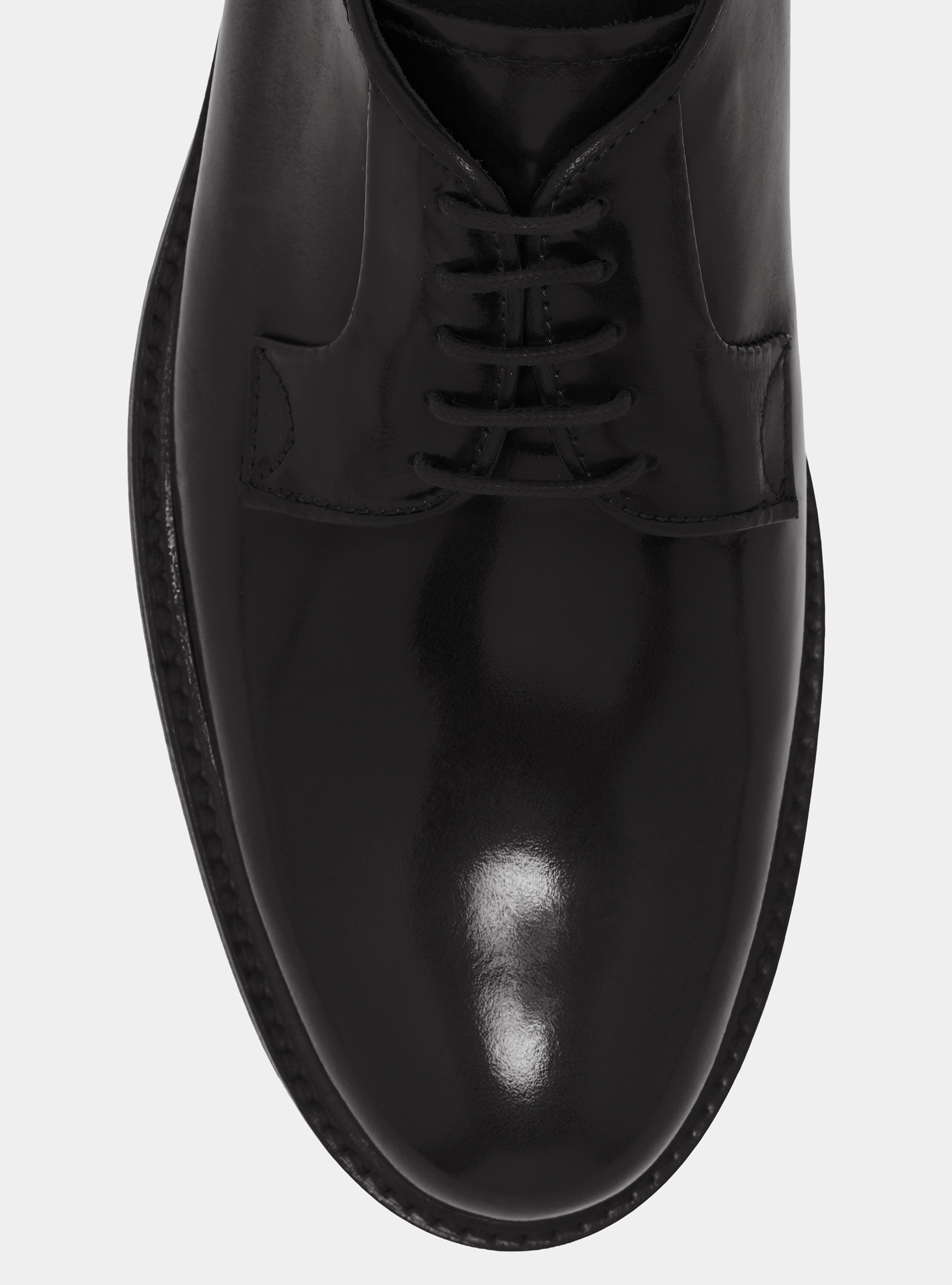 Derby in pelle abrasivata, BLACK