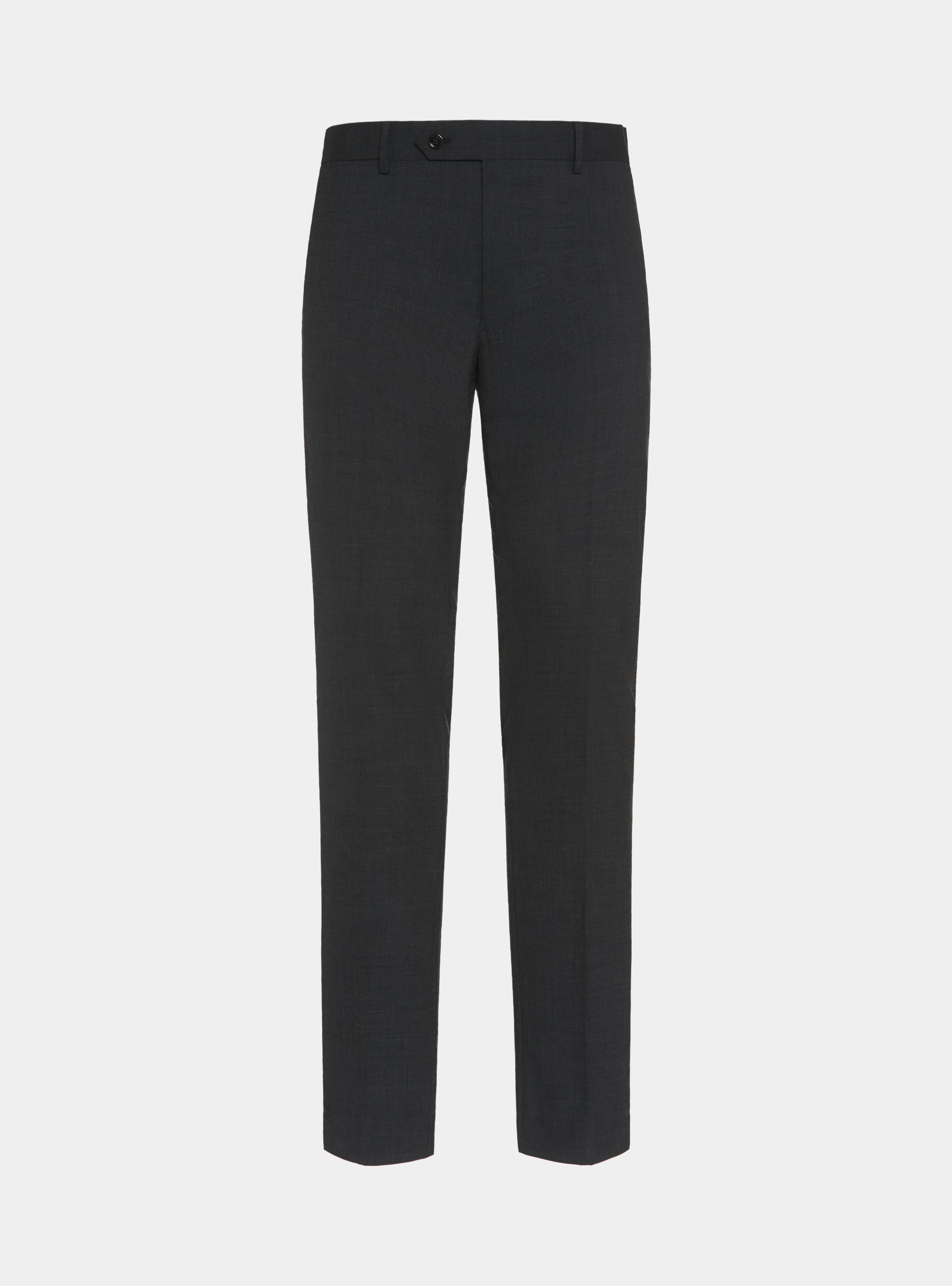 Pantaloni in pura lana superfine 120, ASFALTO 0112C