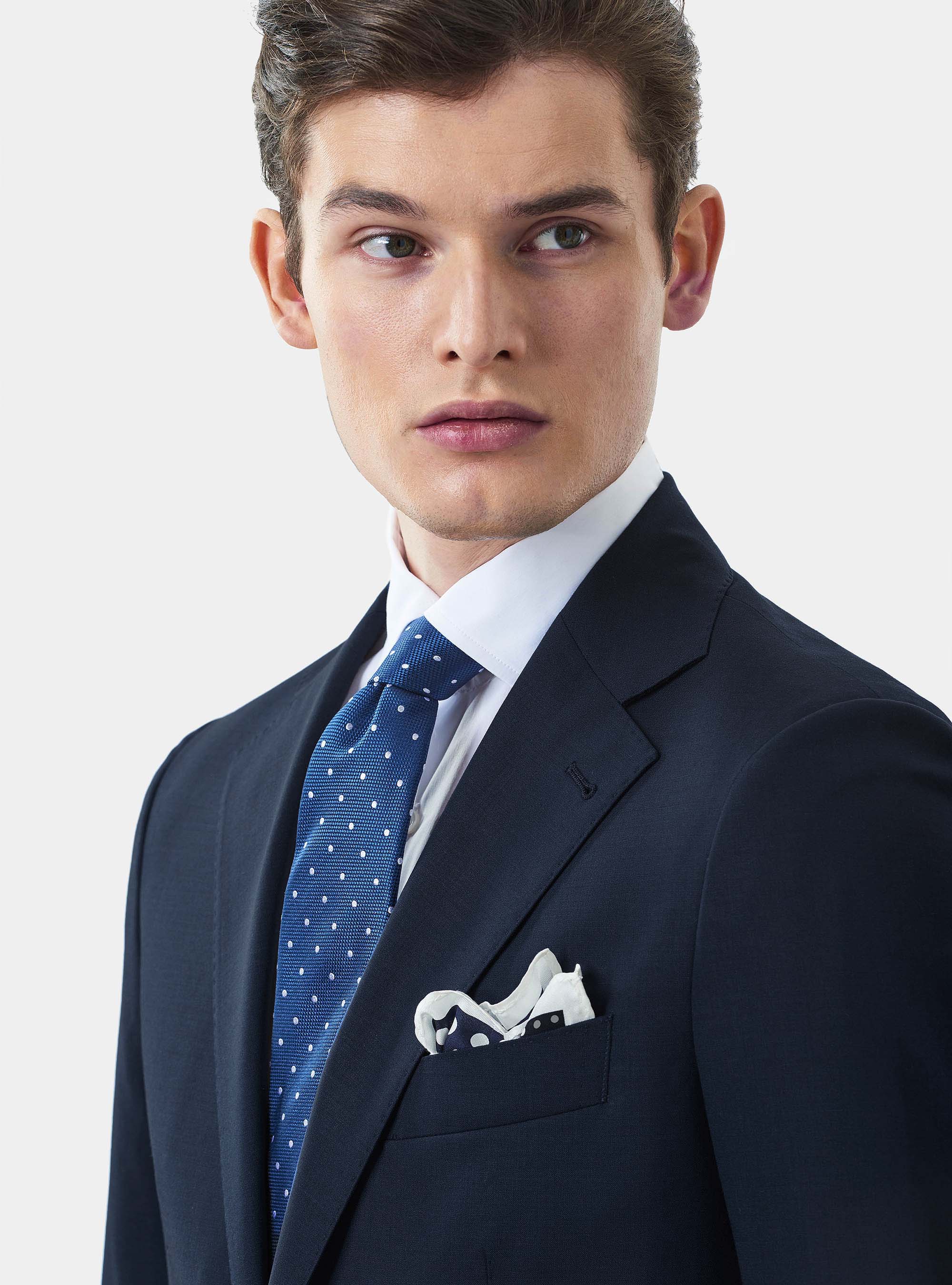 Giacca per abito in lana travelwear, BLU NAVY